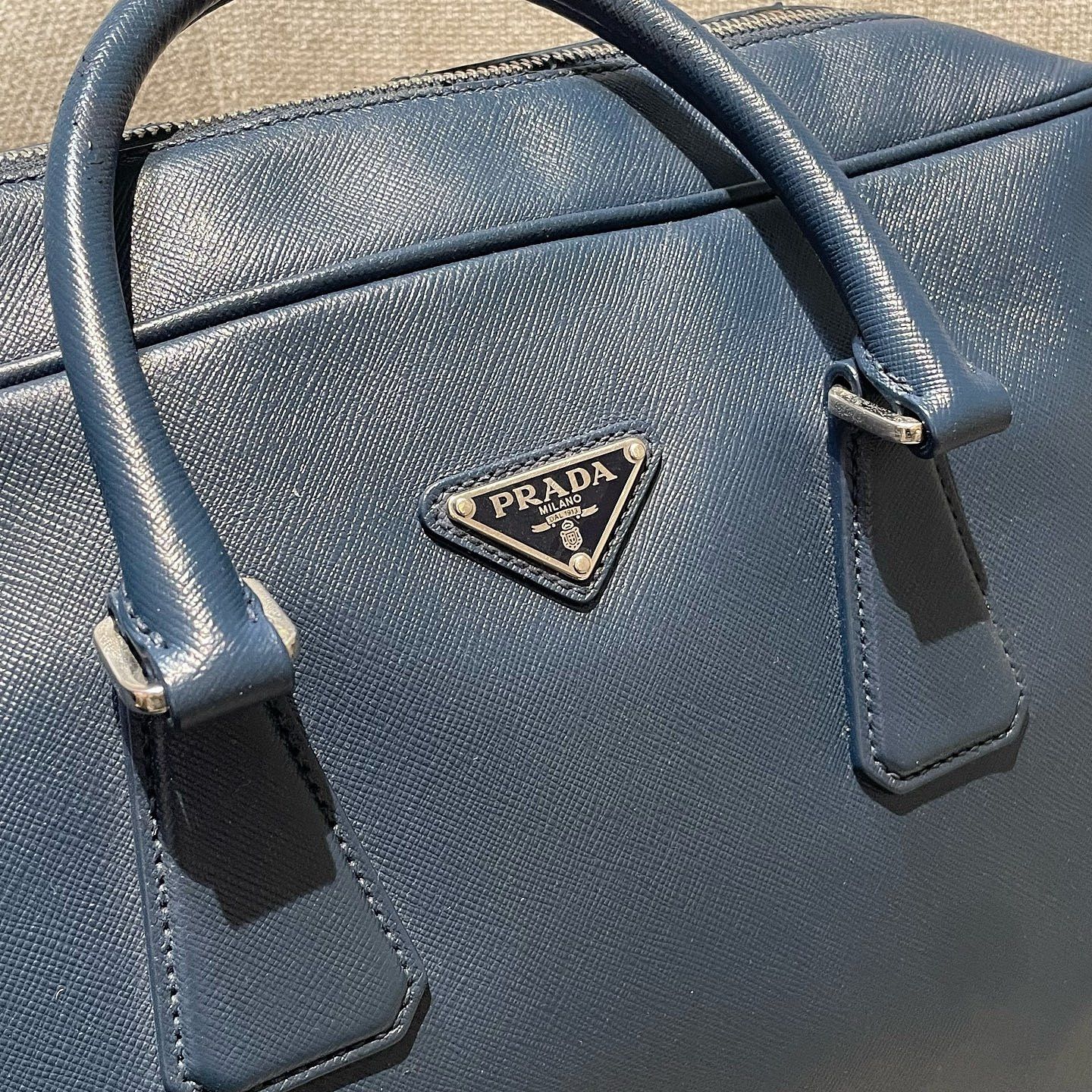 Prada Prada Saffiano Leather Briefcase Size ONE SIZE - 19 Thumbnail