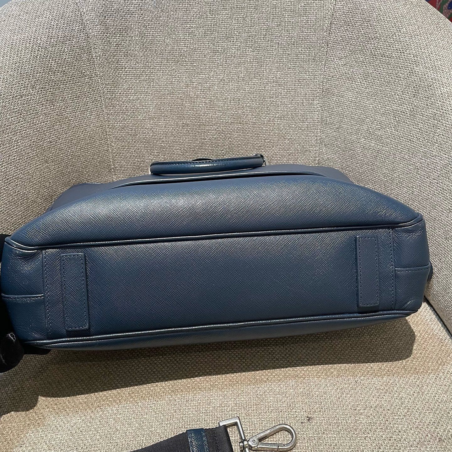 Prada Prada Saffiano Leather Briefcase Size ONE SIZE - 4 Thumbnail