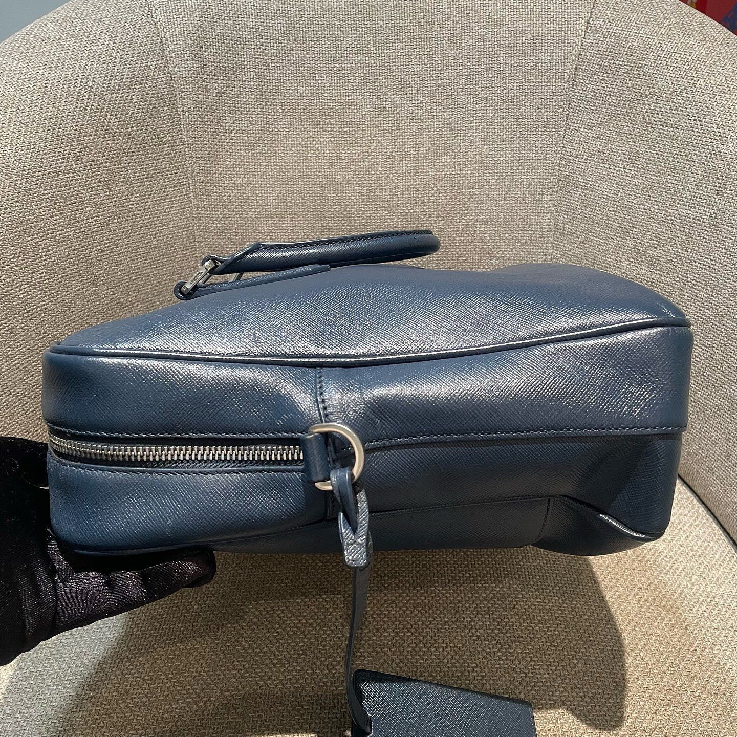 Prada Prada Saffiano Leather Briefcase Size ONE SIZE - 12 Thumbnail