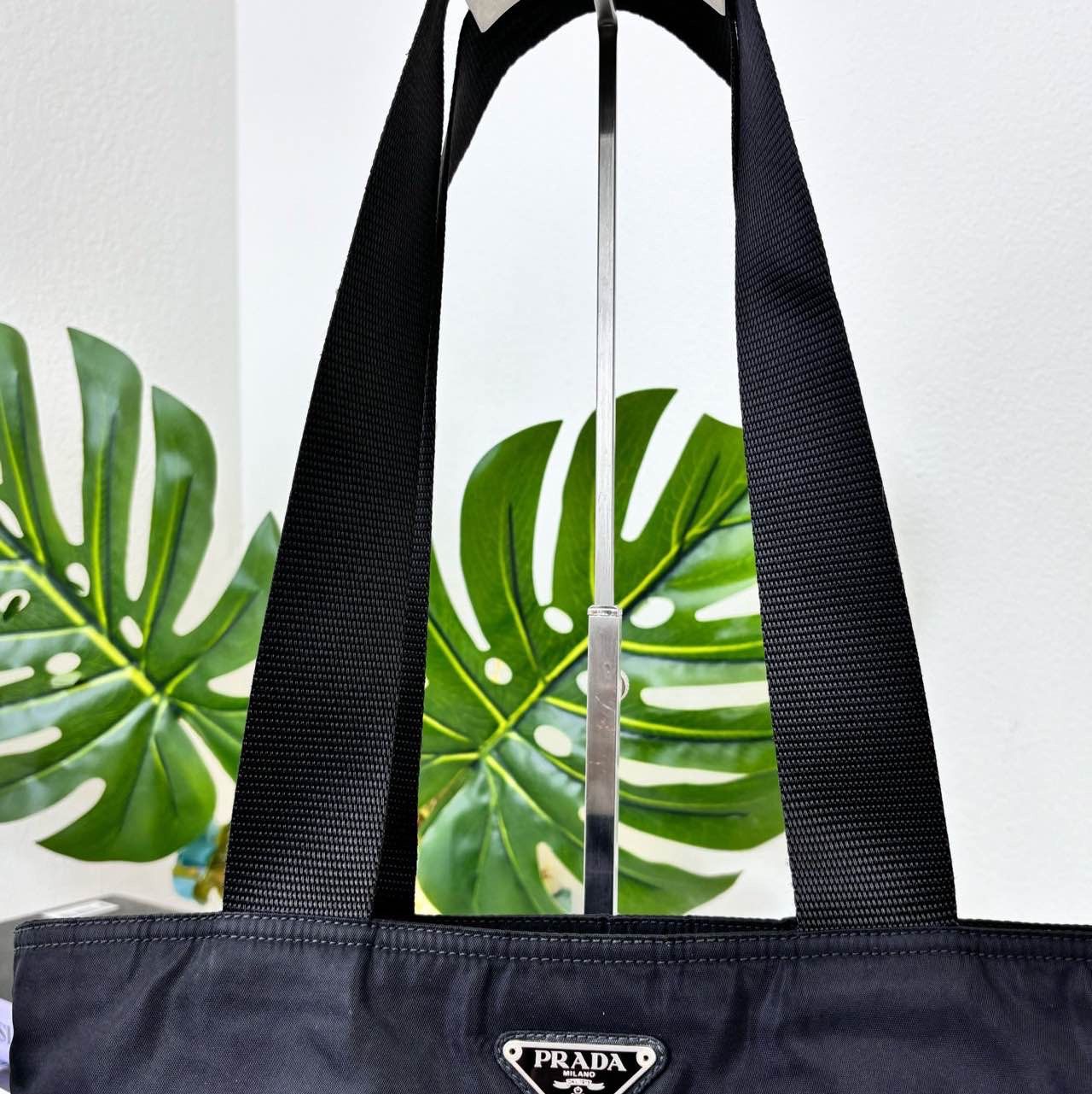 Prada Prada Nylon Tote Bag Black Size ONE SIZE - 16 Thumbnail