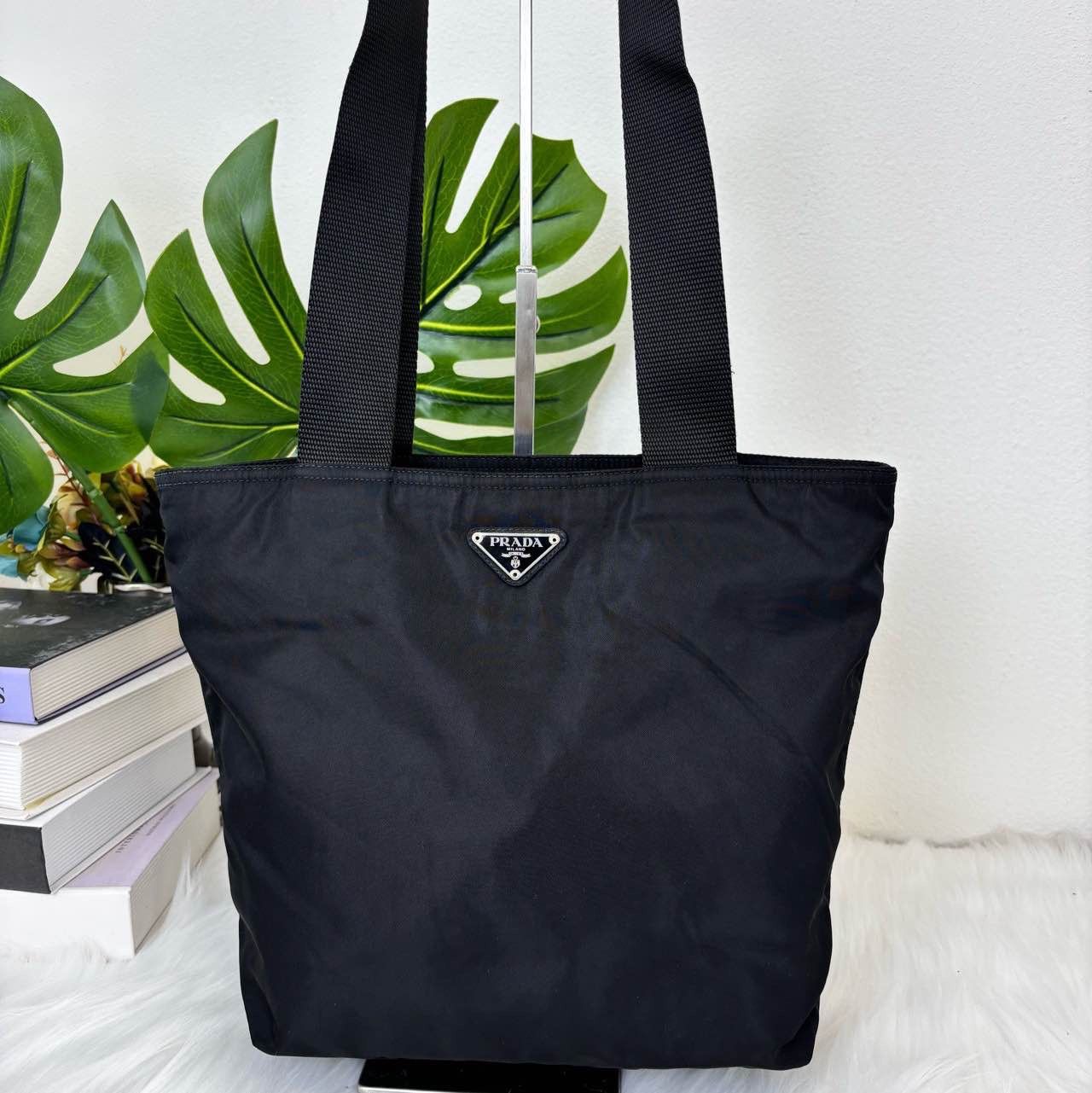 Prada Prada Nylon Tote Bag Black Size ONE SIZE - 12 Thumbnail