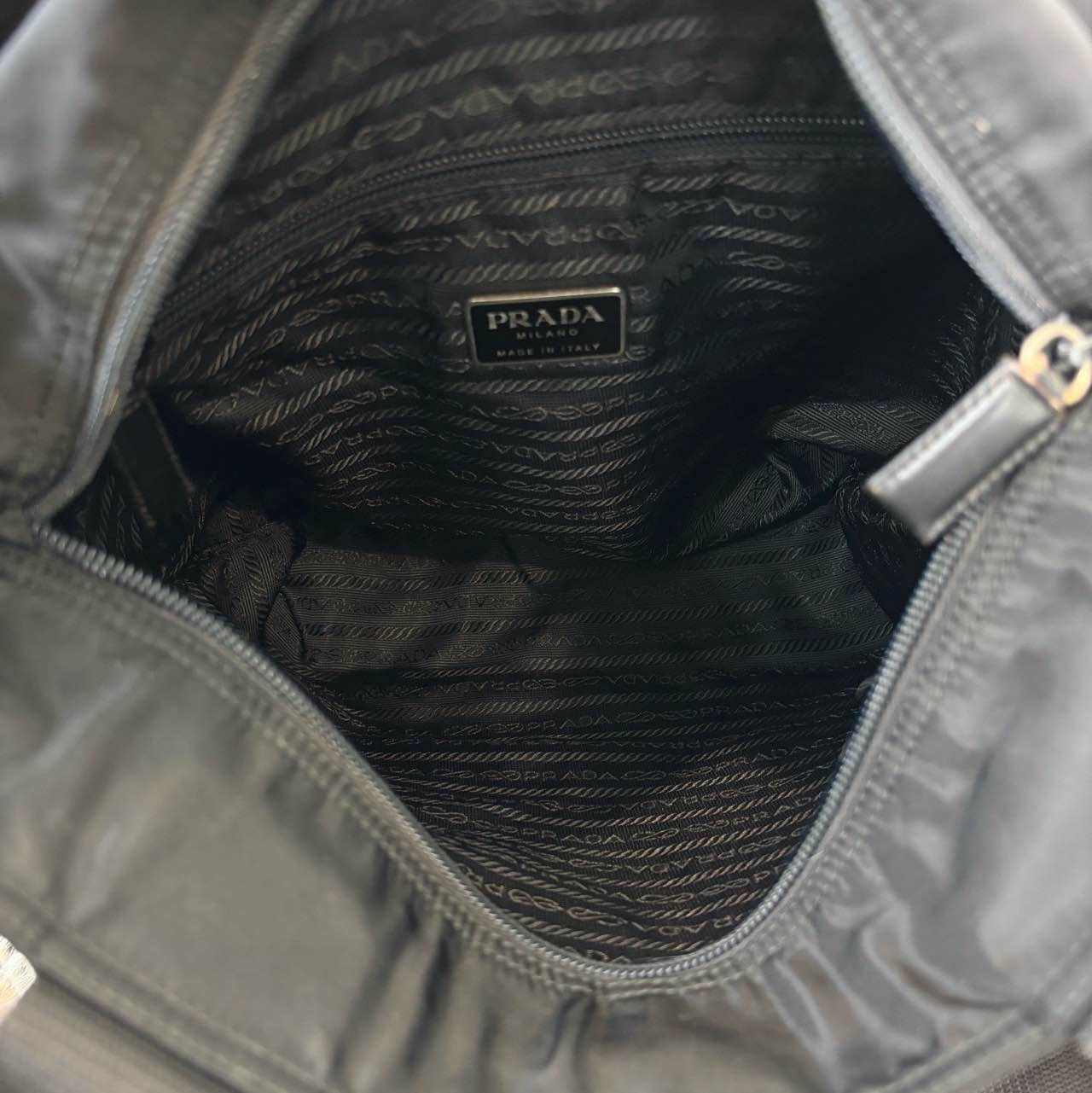 Prada Prada Nylon Tote Bag Black Size ONE SIZE - 5 Thumbnail