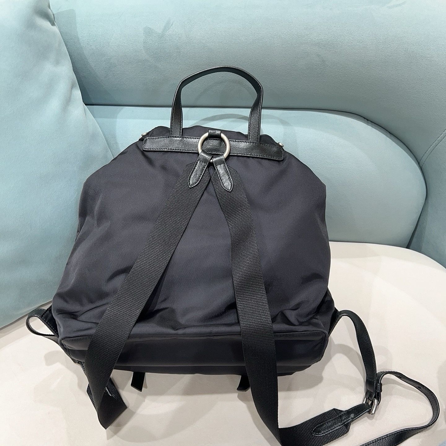 Prada Prada Studded Nylon Backpack One Size Size ONE SIZE - 3 Thumbnail