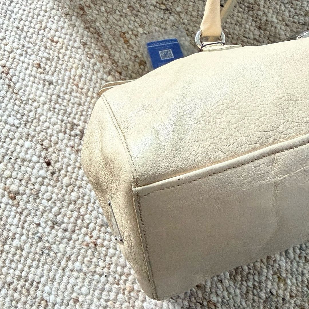 Prada Prada Cream Leather Handle Bag ONE SIZE Size ONE SIZE - 8 Thumbnail