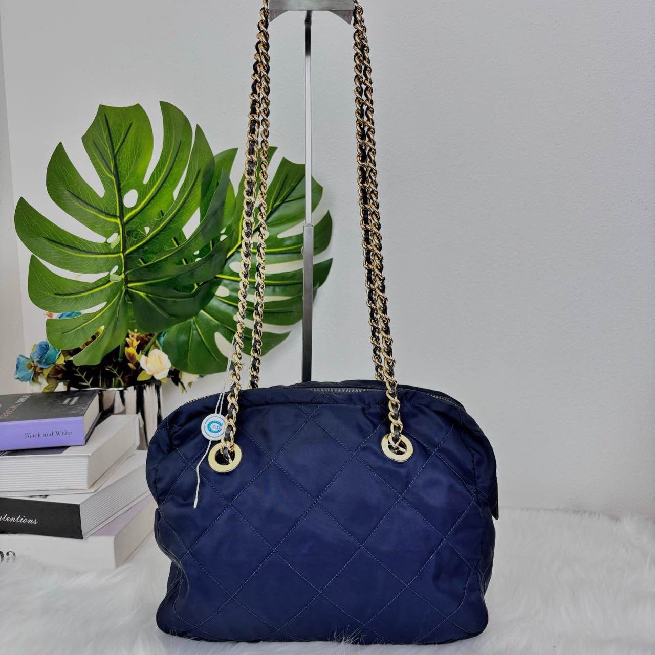 Prada Prada Quilted Nylon Chain Shoulder Bag Size ONE SIZE - 3 Thumbnail