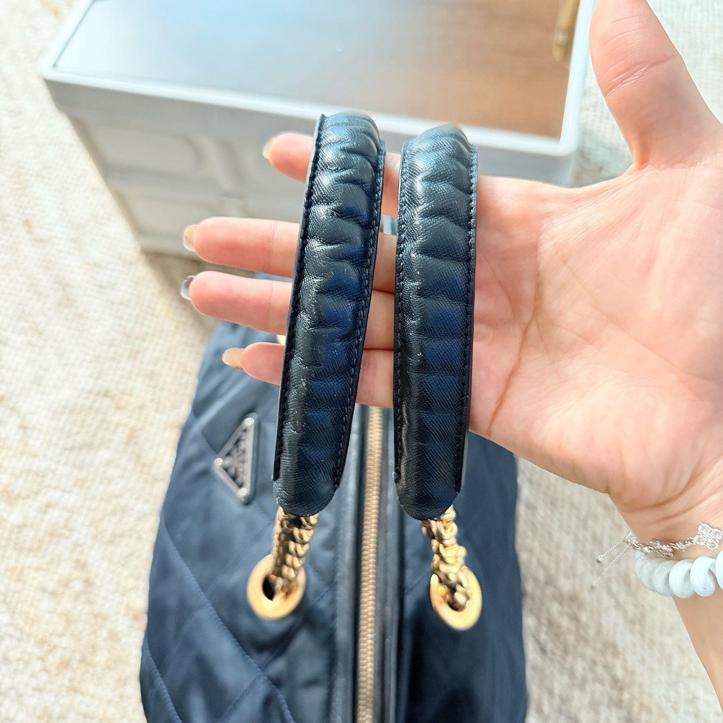 Prada Prada Quilted Chain Shoulder Bag Size ONE SIZE - 8 Thumbnail