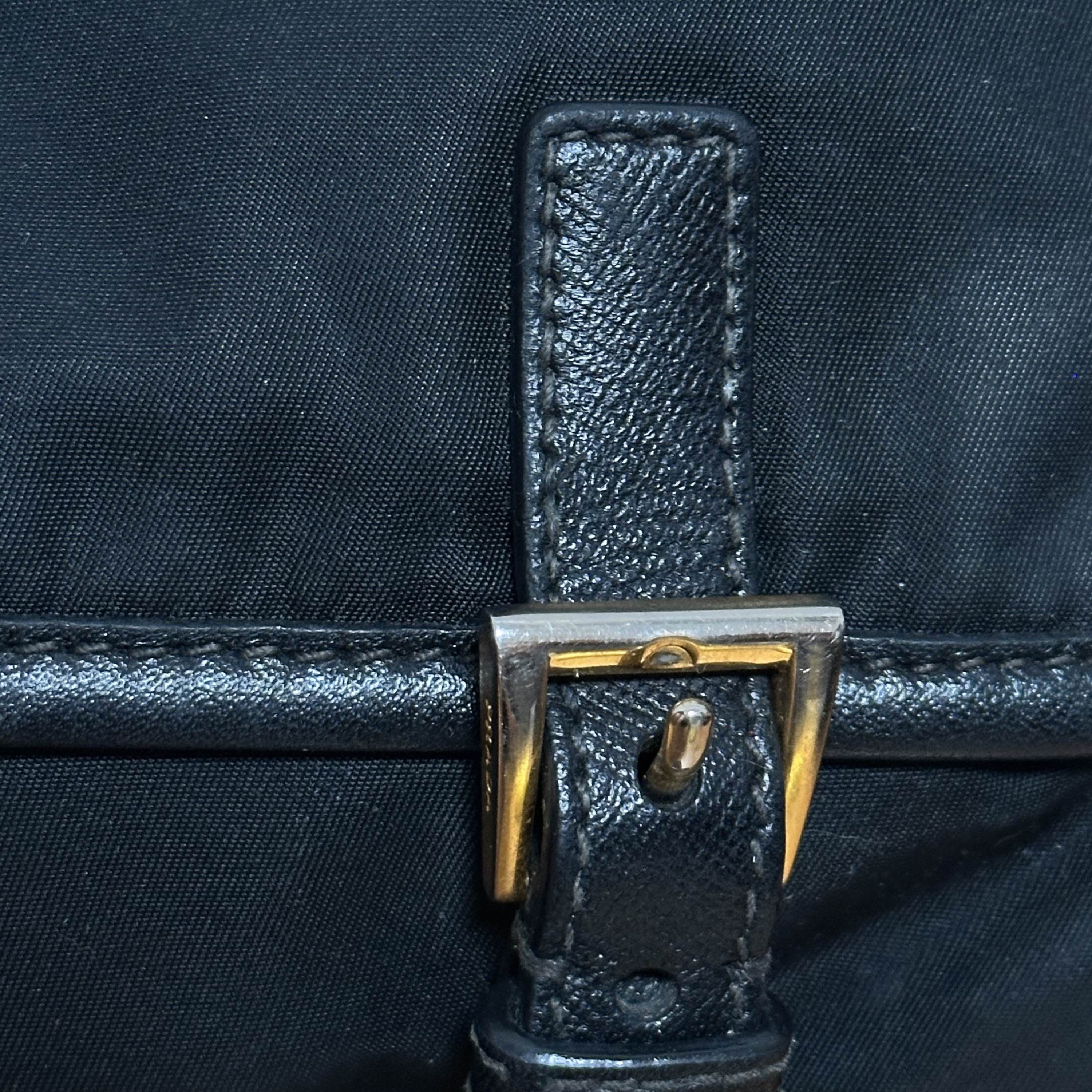 Prada Prada Nylon Triangle Logo Messenger Bag Size ONE SIZE - 7 Thumbnail
