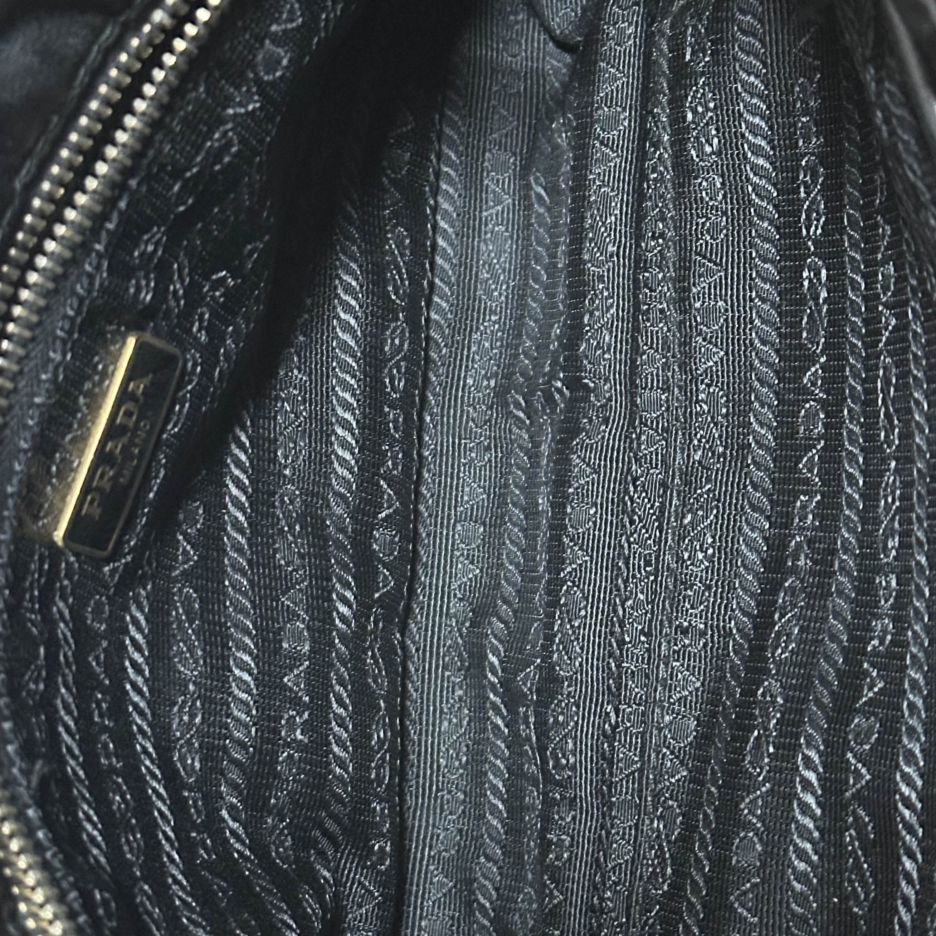 Prada Prada Nylon Triangle Logo Messenger Bag Size ONE SIZE - 5 Thumbnail