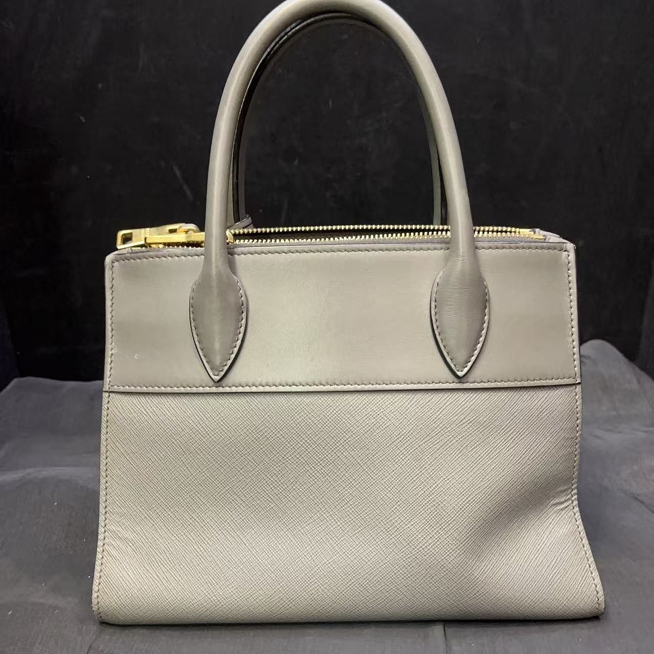 Prada Prada Saffiano Leather Handle Bag Size ONE SIZE - 3 Thumbnail