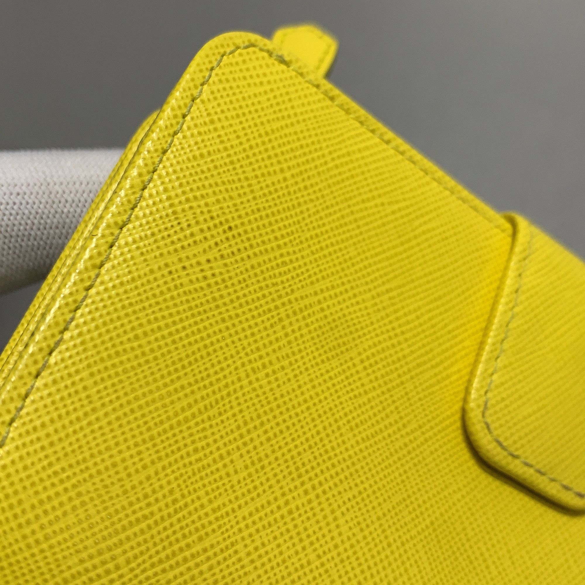 Prada Prada Saffiano Yellow Wallet Size ONE SIZE - 6 Thumbnail