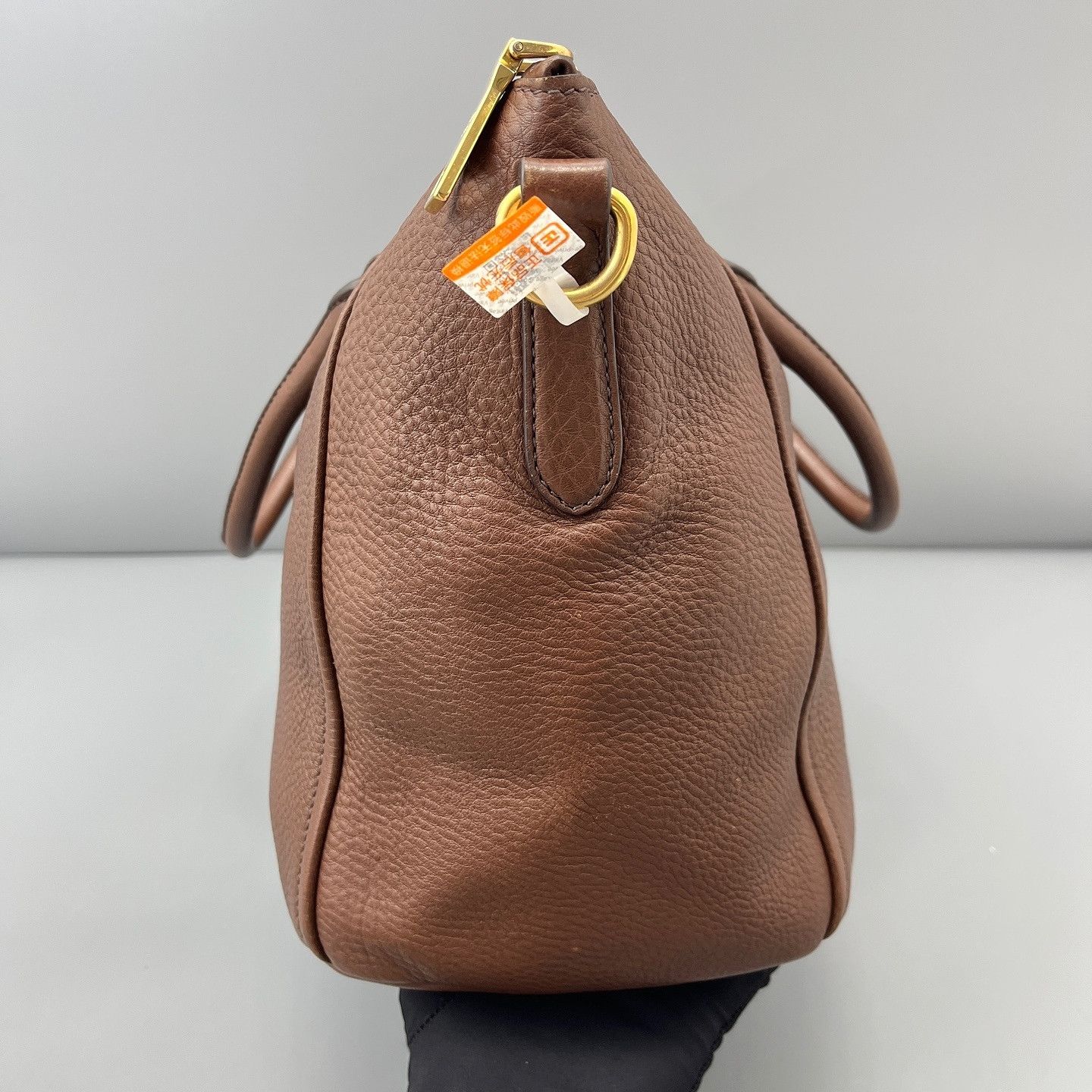 Prada Prada Pebbled Leather Tote Bag ONE SIZE Size ONE SIZE - 7 Thumbnail