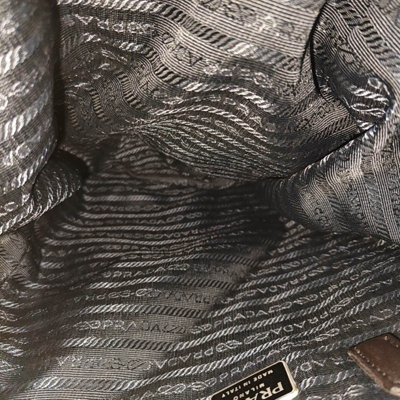 Prada Prada Vintage Leather Nylon Backpack One Size Size ONE SIZE - 5 Thumbnail