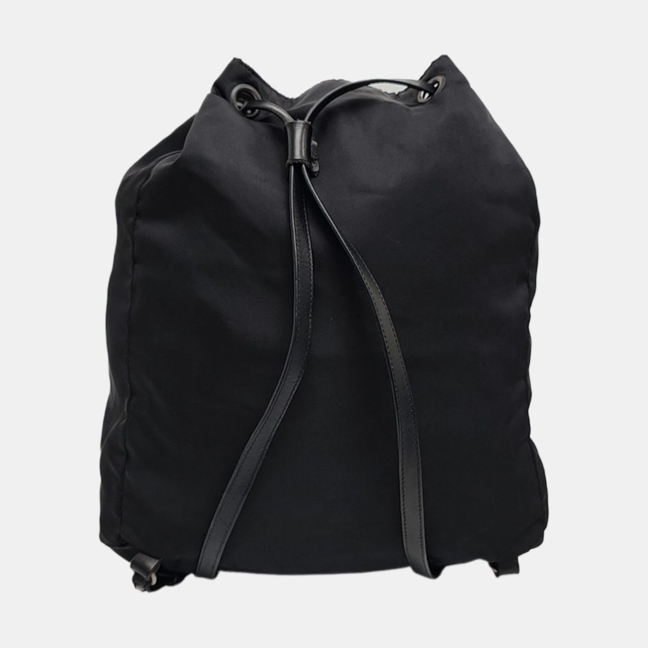 Prada Prada Vintage Leather Nylon Backpack One Size Size ONE SIZE - 3 Thumbnail