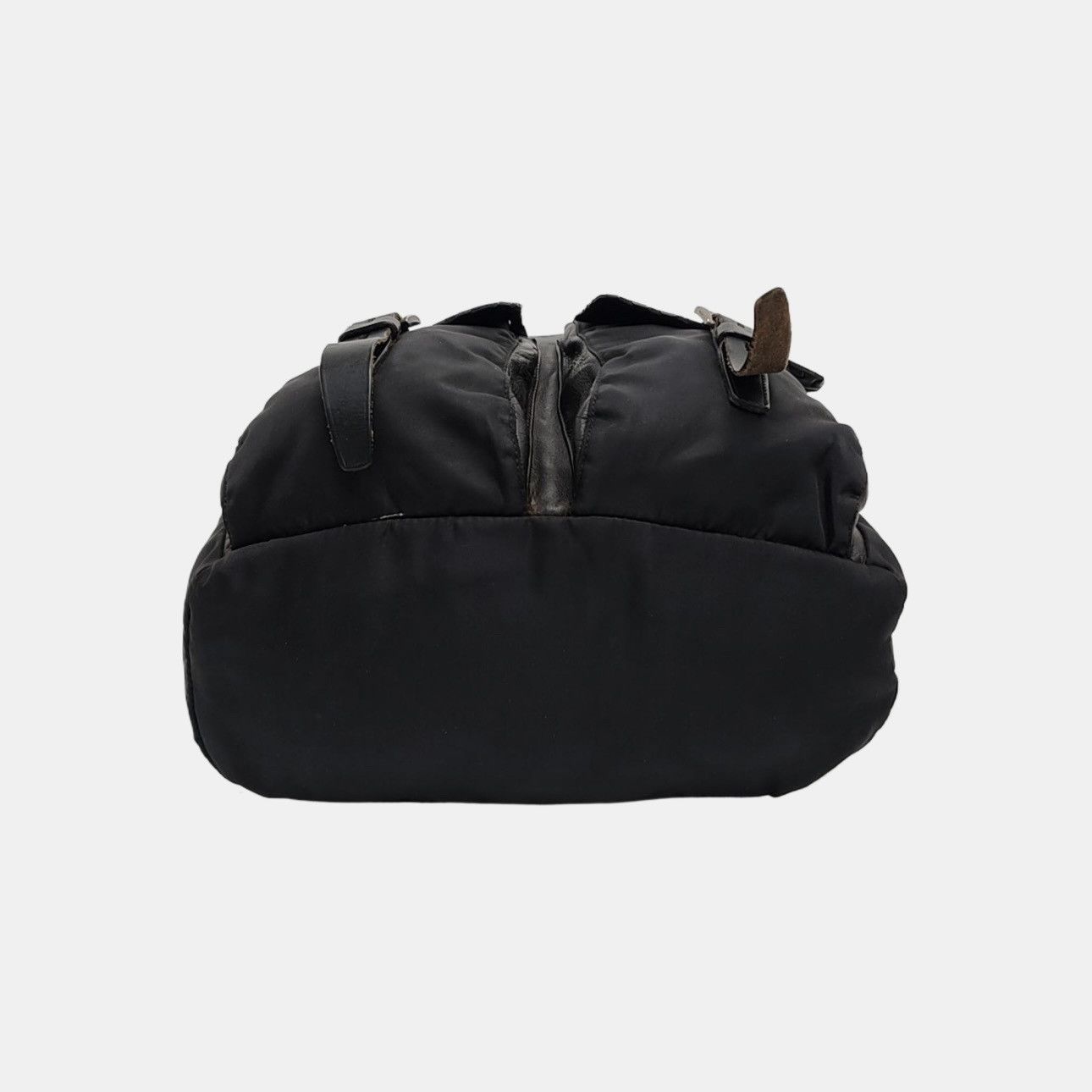Prada Prada Vintage Leather Nylon Backpack One Size Size ONE SIZE - 4 Thumbnail