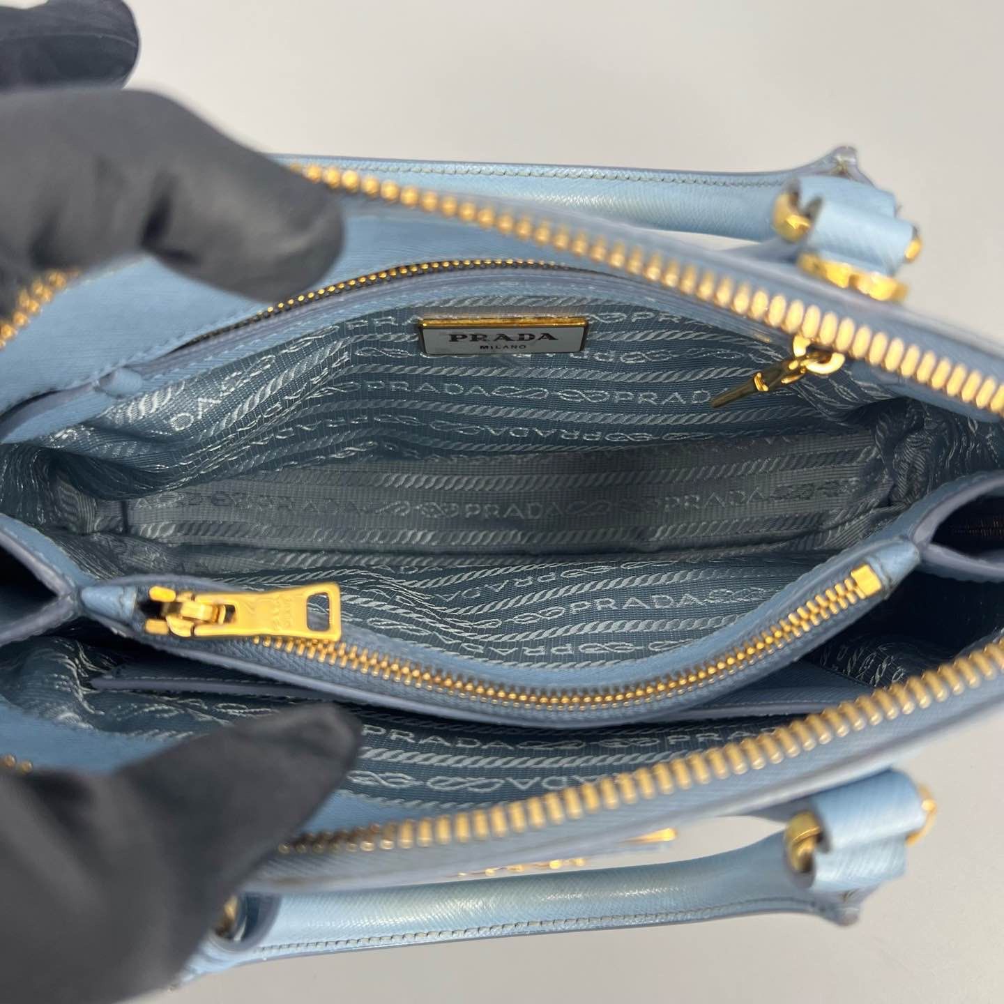 Prada Prada Saffiano Leather Handle Bag Size ONE SIZE - 5 Thumbnail