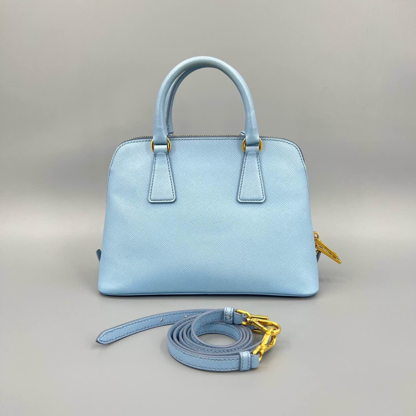 Prada Prada Saffiano Leather Handle Bag Size ONE SIZE - 3 Thumbnail