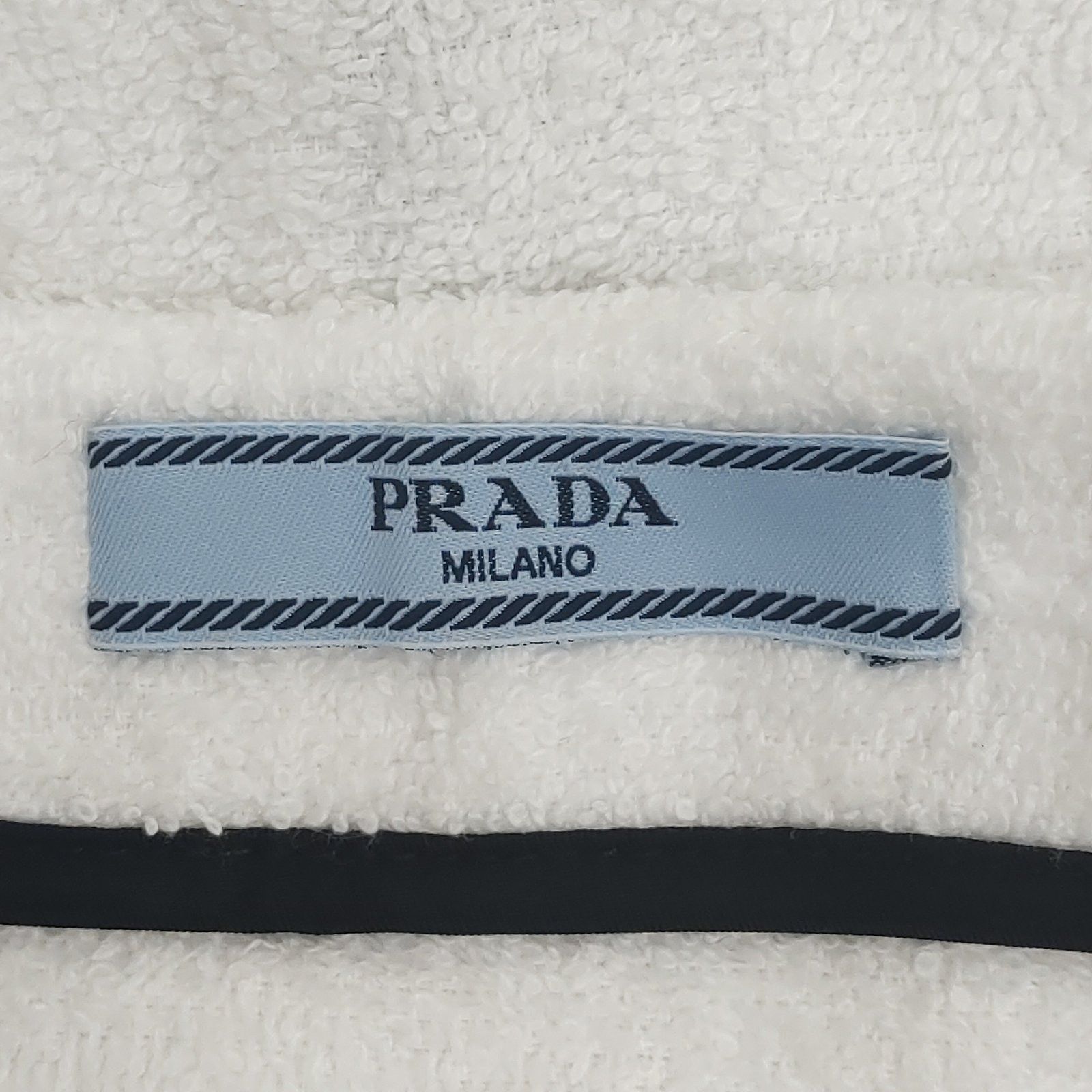 Prada Prada Logo Terry Mini Skirt White Size 38 Size 26" / US 2 / IT 38 - 3 Thumbnail