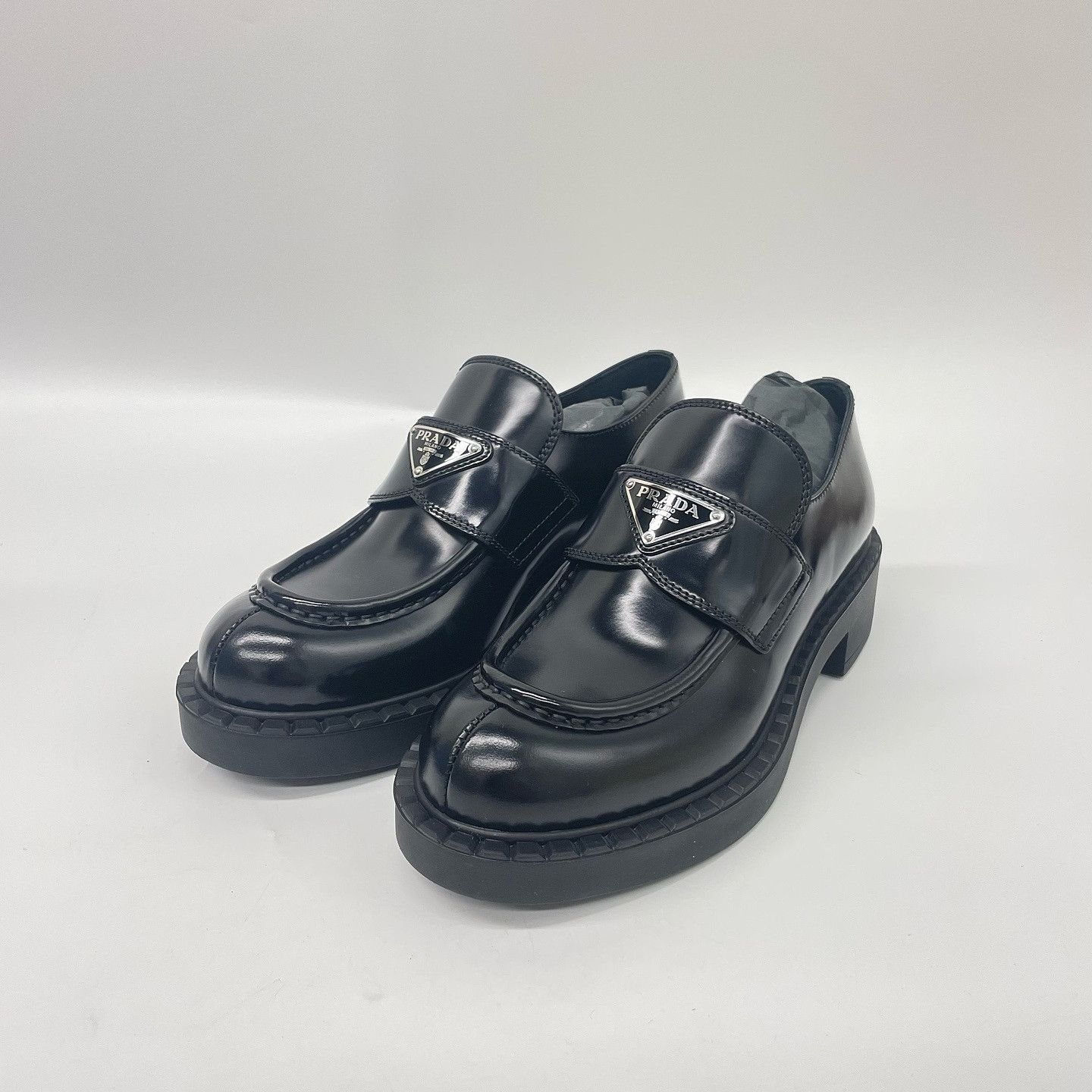 Prada Prada Chocolate Platform Loafers Size 37 Size US 7 / IT 37 - 7 Thumbnail