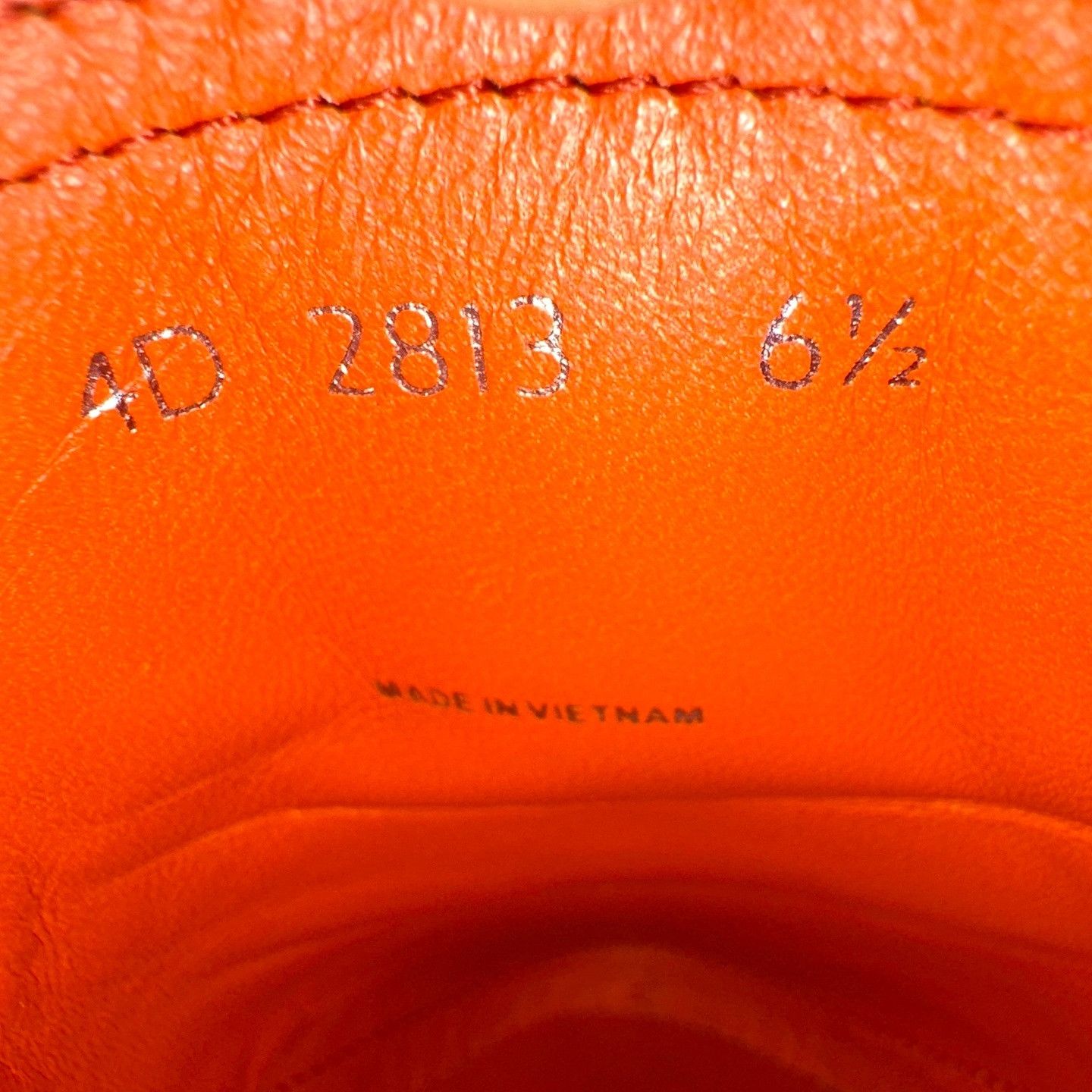 Prada Prada Orange Leather Slip On Sneakers Size US 7.5 Size US 7.5 / EU 40-41 - 5 Thumbnail