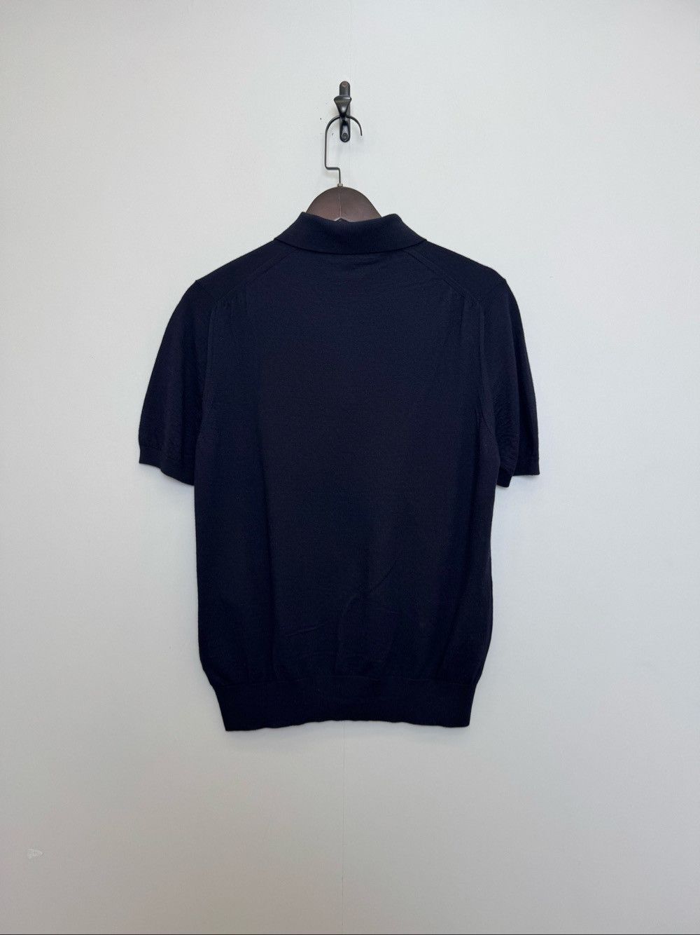Prada Prada Embroidered Logo Zip Polo Shirt Size 48 Size US M / EU 48-50 / 2 - 2 Thumbnail