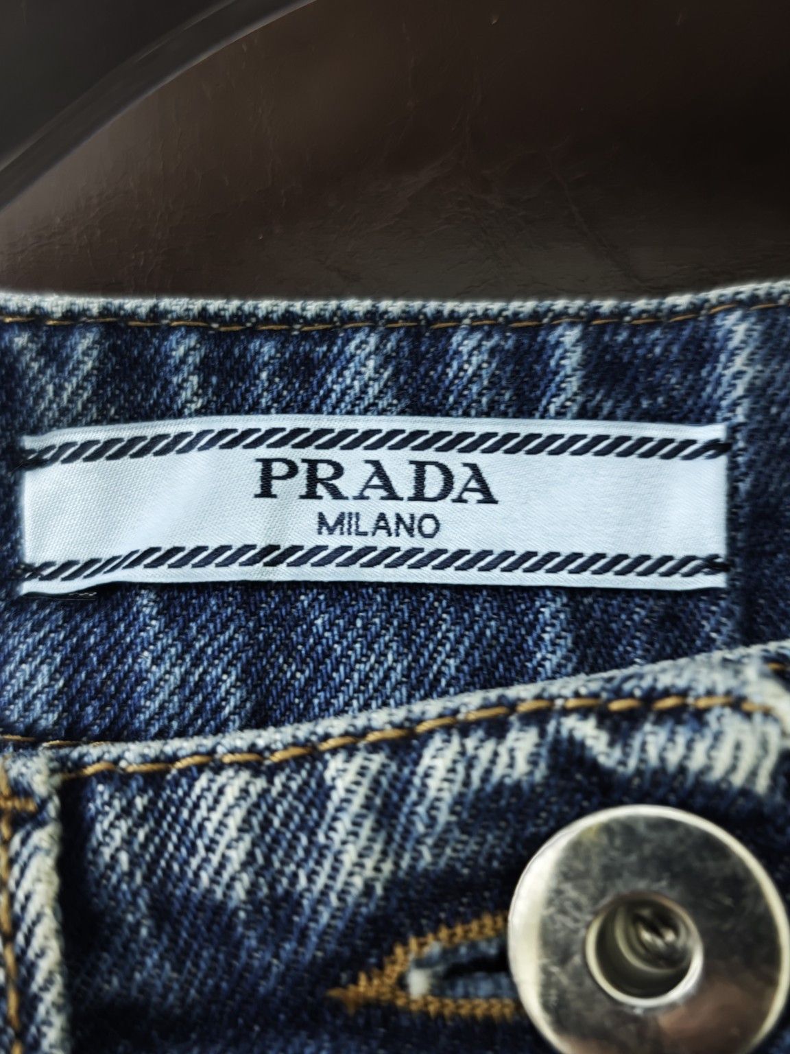 Prada Prada Washed Denim Jeans Size 24 Size 24" / US 00 / IT 34 - 3 Thumbnail