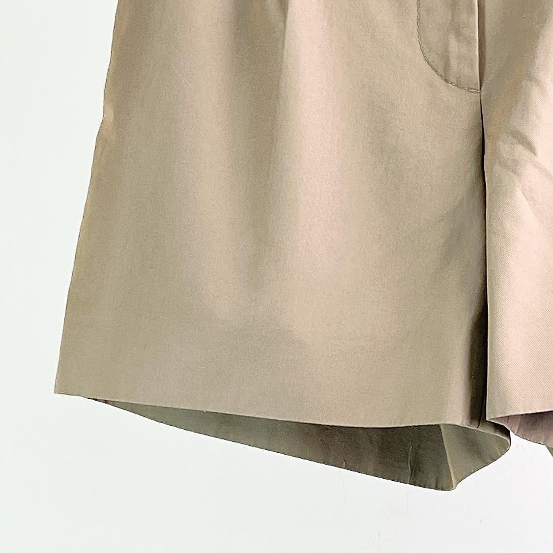 Prada Prada Leather Trim Cotton Shorts Size 38 Size 26" / US 2 / IT 38 - 6 Thumbnail