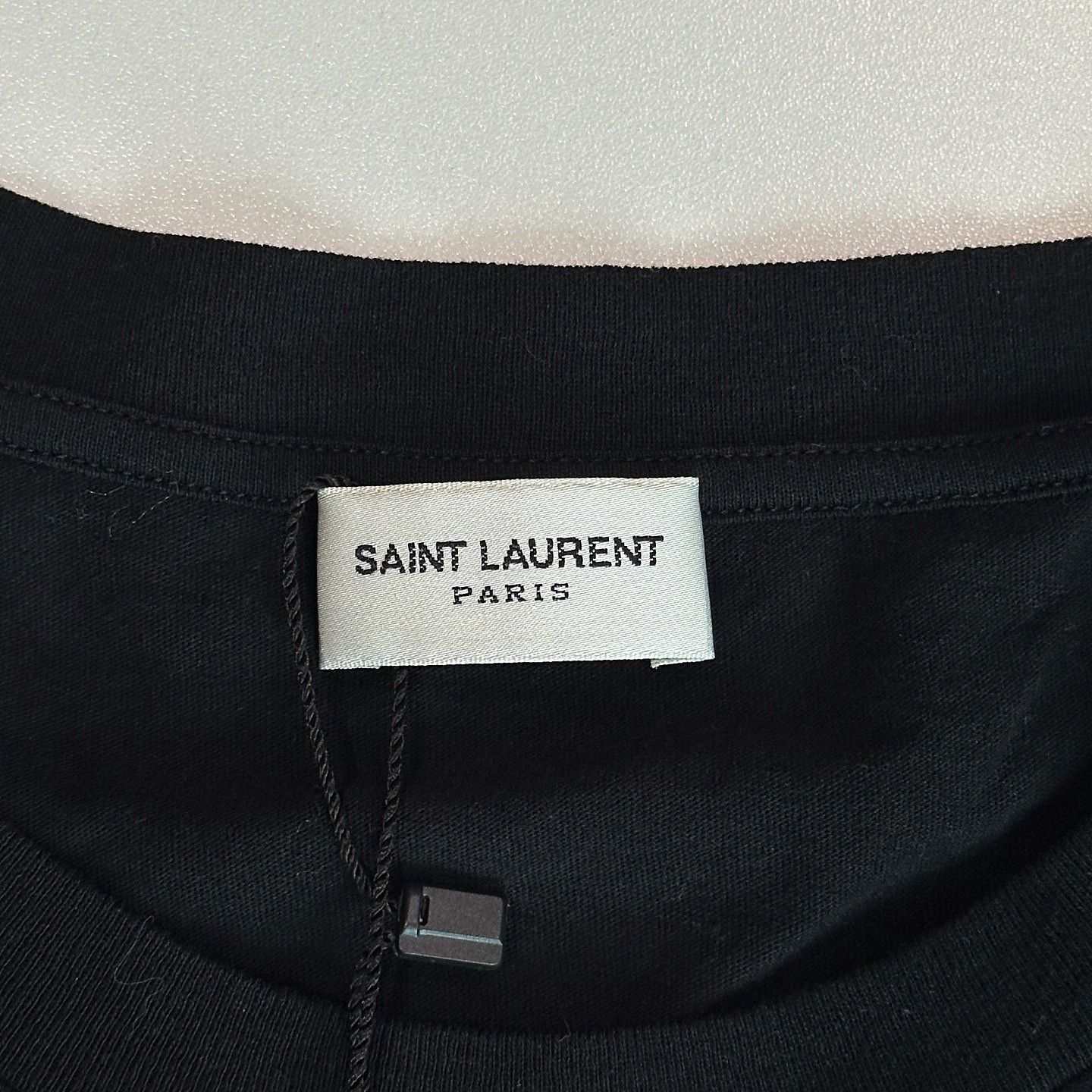 Saint Laurent Paris Saint Laurent Script Logo T-Shirt Size M Size US M / EU 48-50 / 2 - 3 Thumbnail