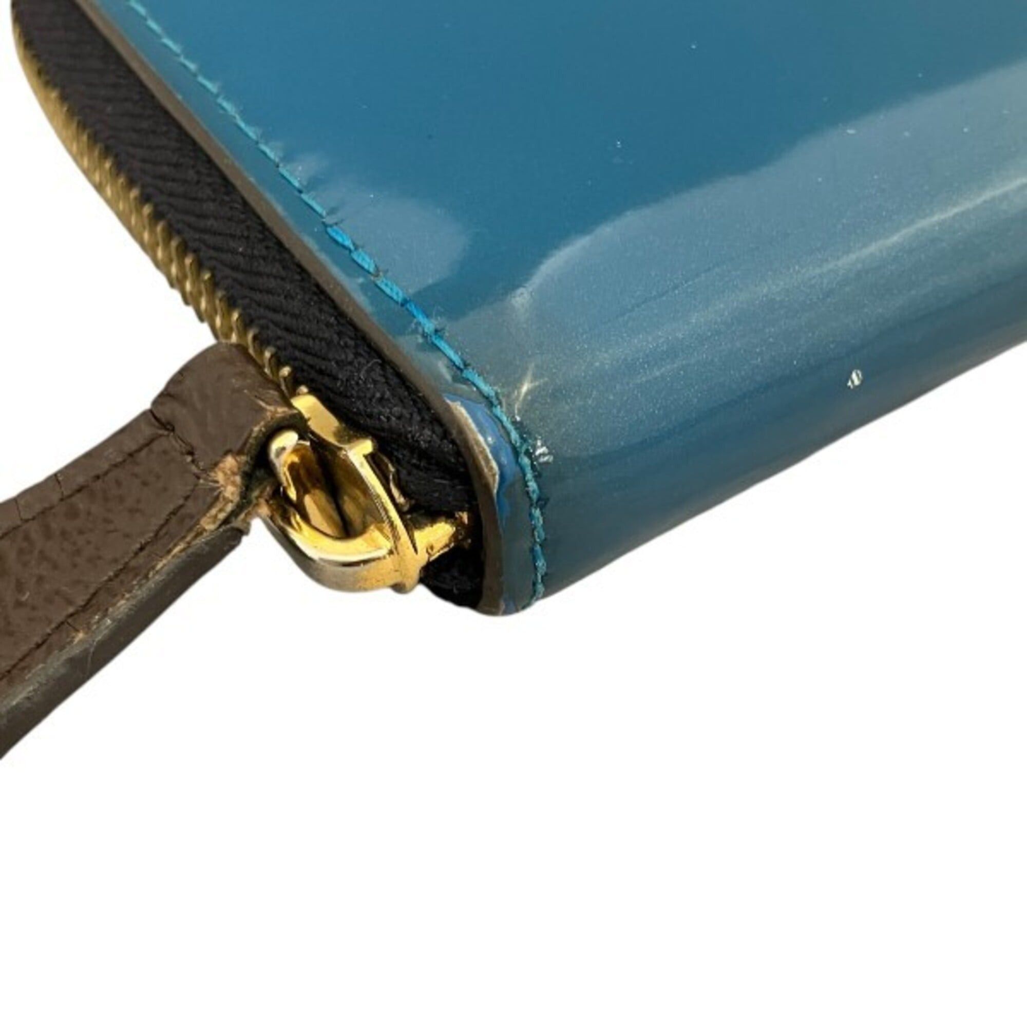 Louis Vuitton Louis Vuitton Vernis Portefeuille Miroir M64111 Round Zipper Long Wallet for Women Size ONE SIZE - 6 Thumbnail