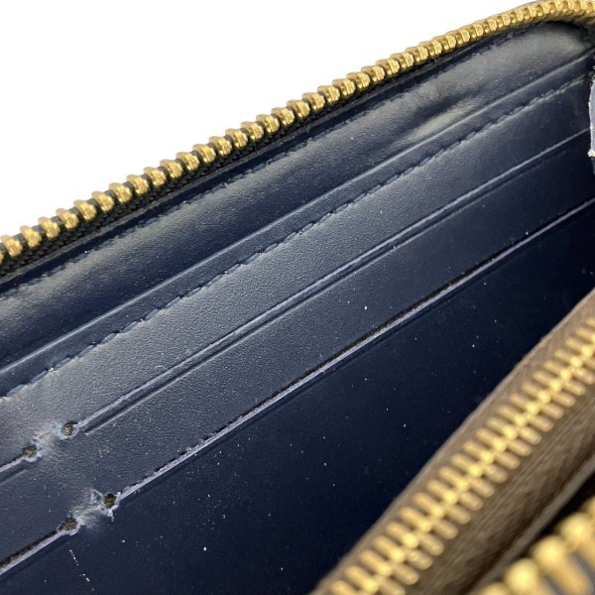 Louis Vuitton Louis Vuitton Vernis Portefeuille Miroir M64111 Round Zipper Long Wallet for Women Size ONE SIZE - 8 Thumbnail