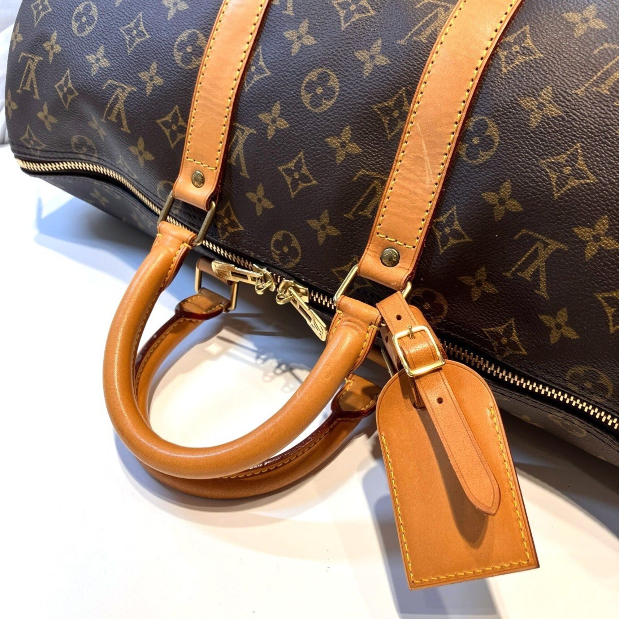 Louis Vuitton Louis Vuitton Keepall 45 Boston Bag, Monogram Canvas, M41428 Size ONE SIZE - 9 Thumbnail