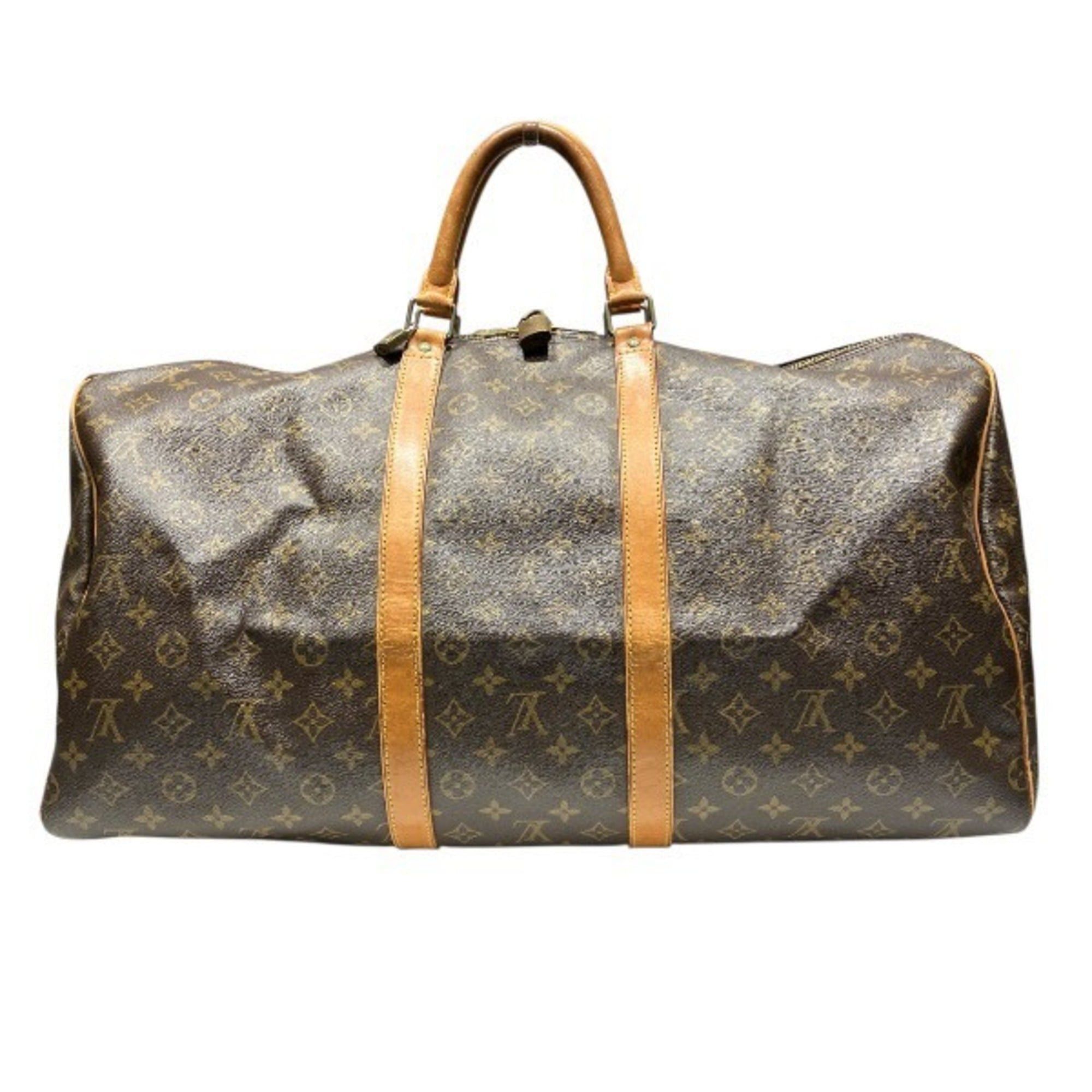 Louis Vuitton Louis Vuitton Monogram Keepall 55 M41424 Handbag Boston Bag for Men and Women Size ONE SIZE - 2 Thumbnail