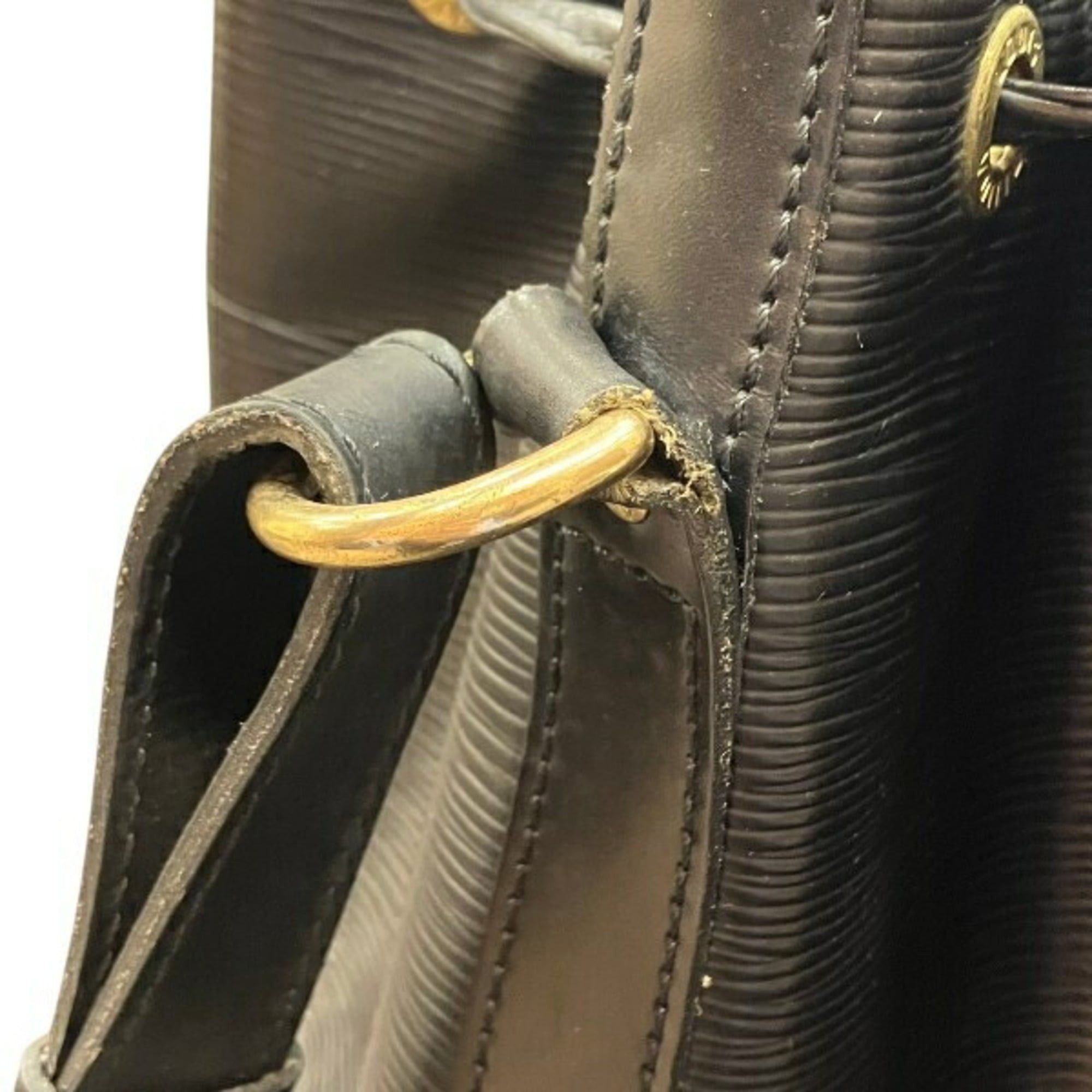 Louis Vuitton Louis Vuitton Epi Noe M59002 Drawstring Bag, Noir (Black), Handbag, Shoulder Tote Bag for Women Size ONE SIZE - 7 Thumbnail