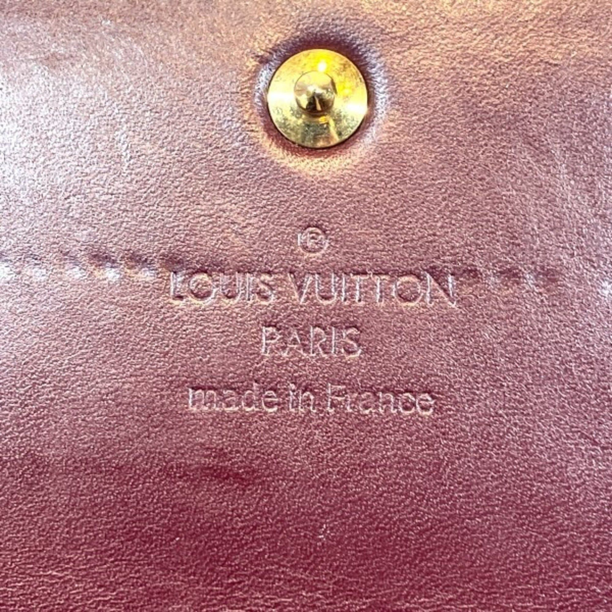 Louis Vuitton Louis Vuitton Vernis Portefeuille Sarah M93524 Long Wallet, Bi-fold Women's Size ONE SIZE - 4 Thumbnail