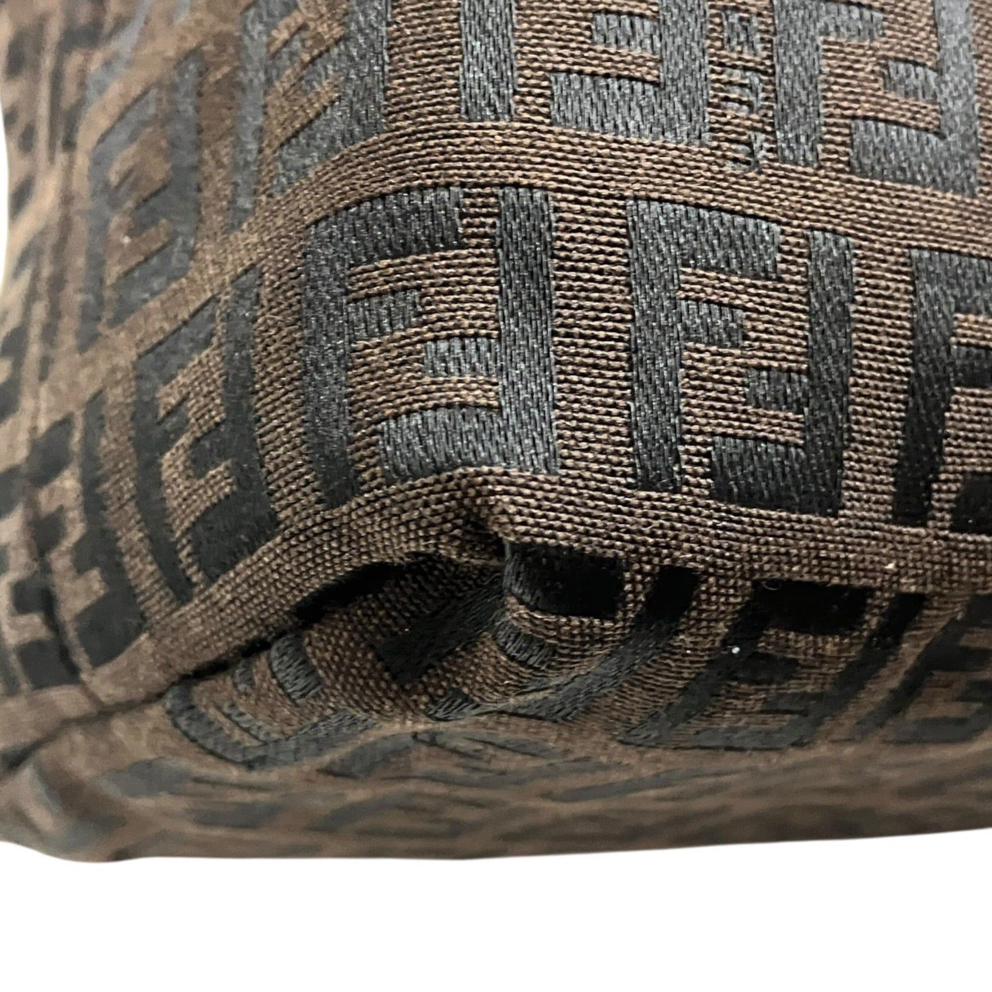 Fendi Fendi Zucca pattern pouch handbag, canvas leather Size ONE SIZE - 9 Thumbnail