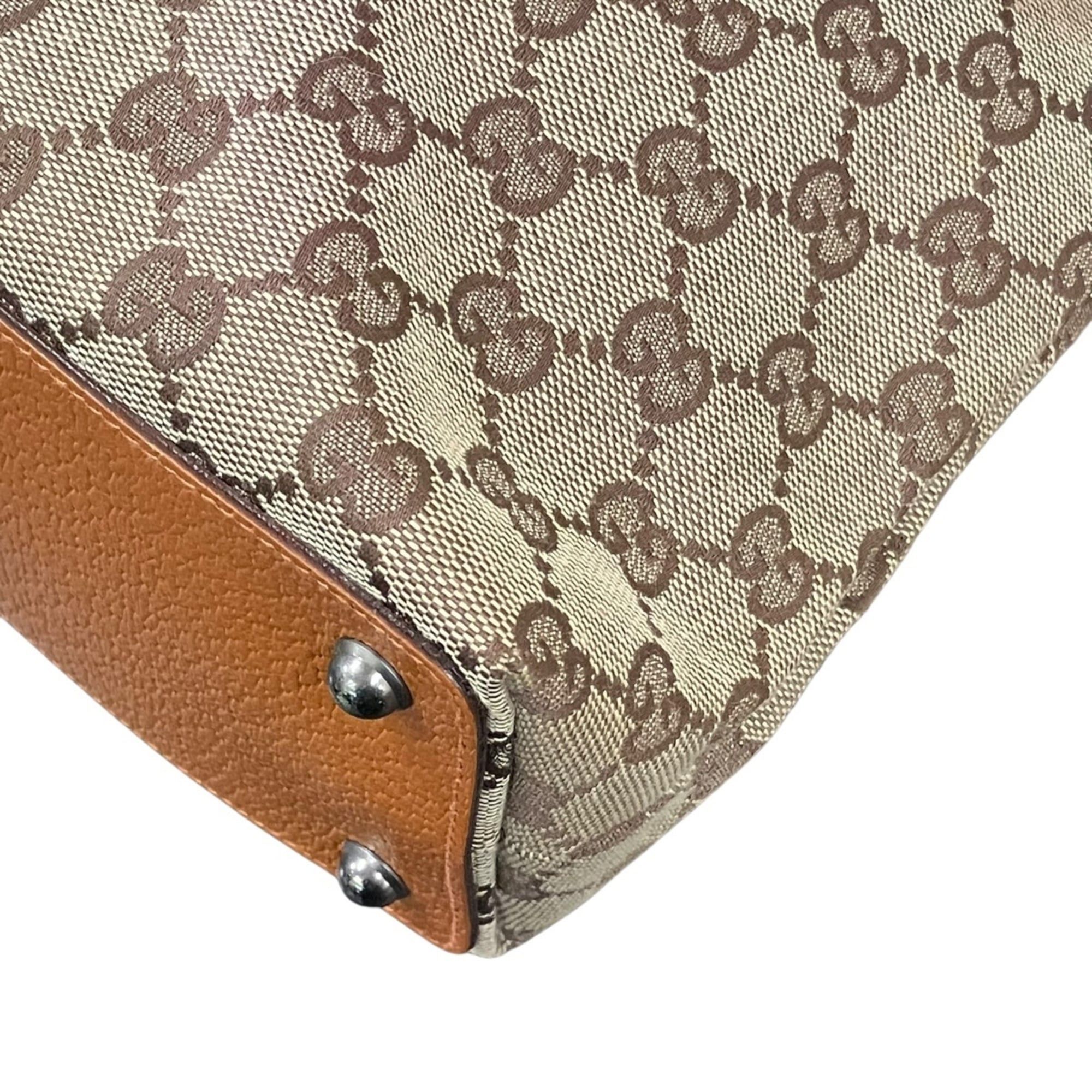 Gucci Gucci handbag GG canvas leather 120837 Size ONE SIZE - 7 Thumbnail