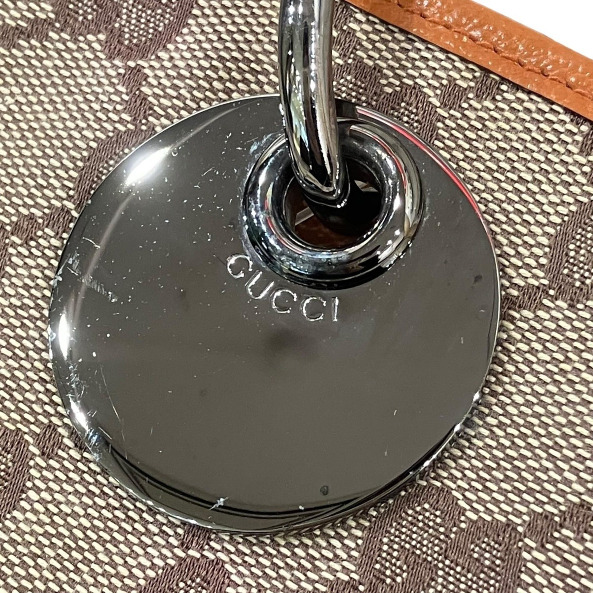 Gucci Gucci handbag GG canvas leather 120837 Size ONE SIZE - 6 Thumbnail