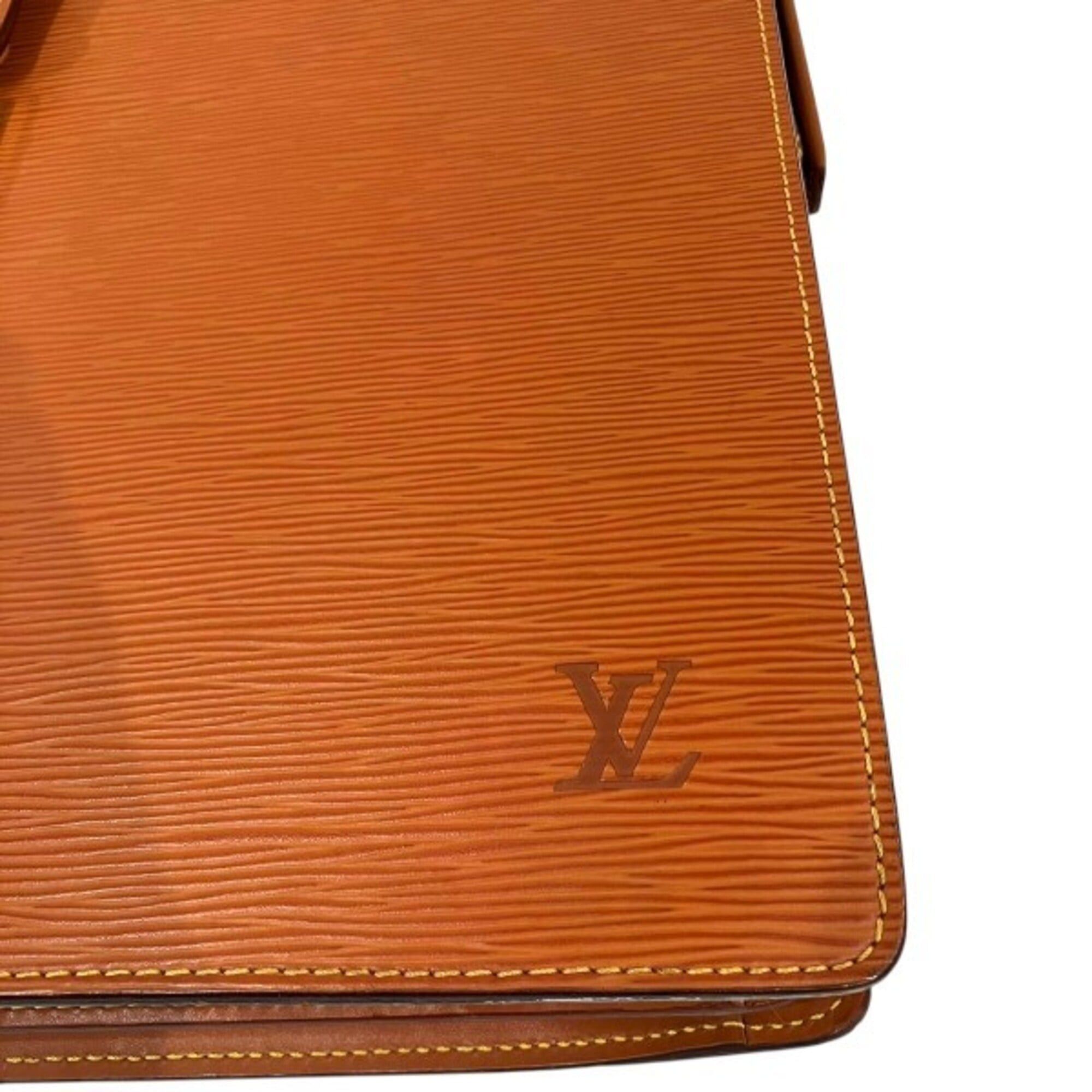 Louis Vuitton Louis Vuitton Epi Serviette Fermoire M54358 Handbag Business Bag for Men and Women Size ONE SIZE - 8 Thumbnail