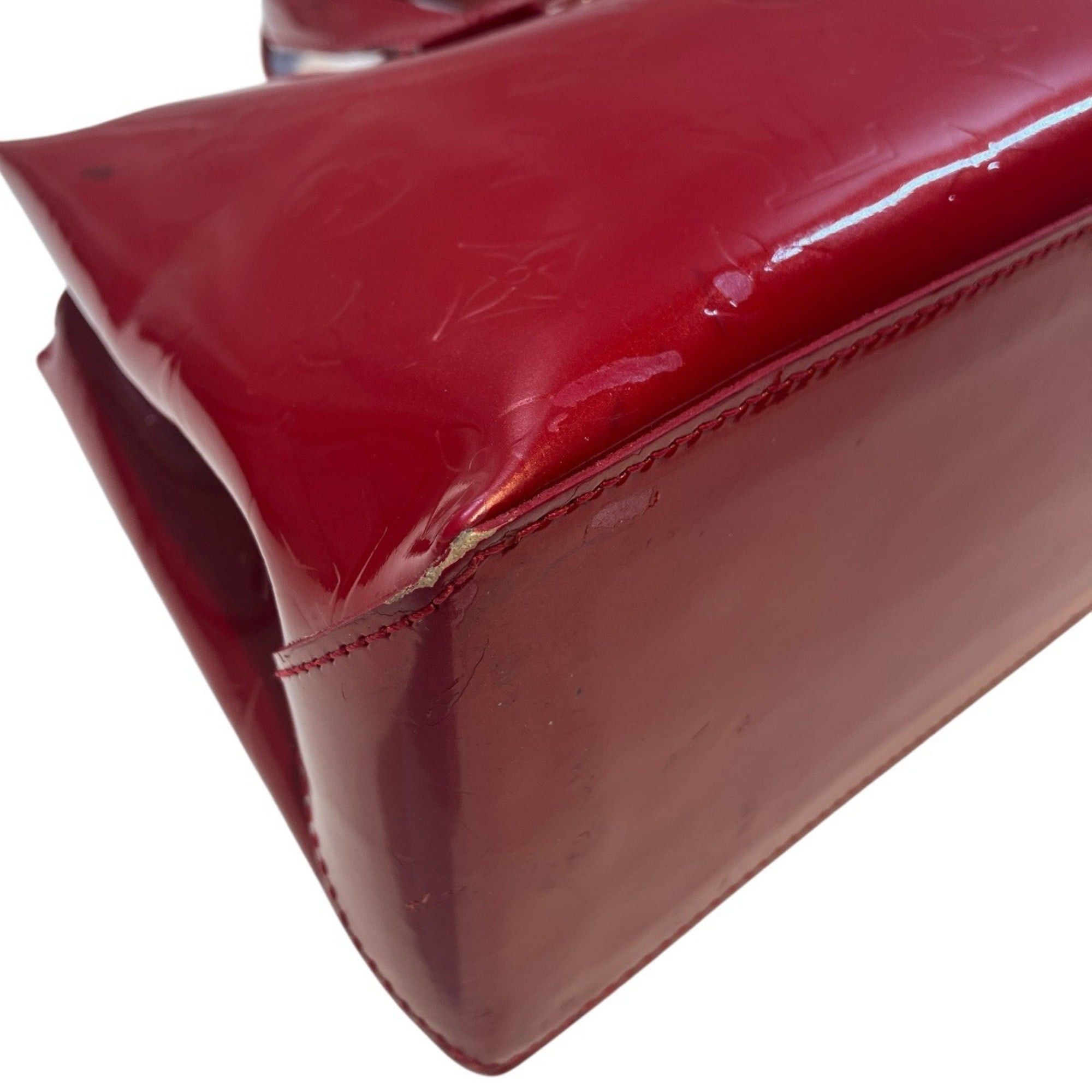 Louis Vuitton Louis Vuitton Wilshire PM Handbag, Vernis Leather, M93642 Size ONE SIZE - 5 Thumbnail