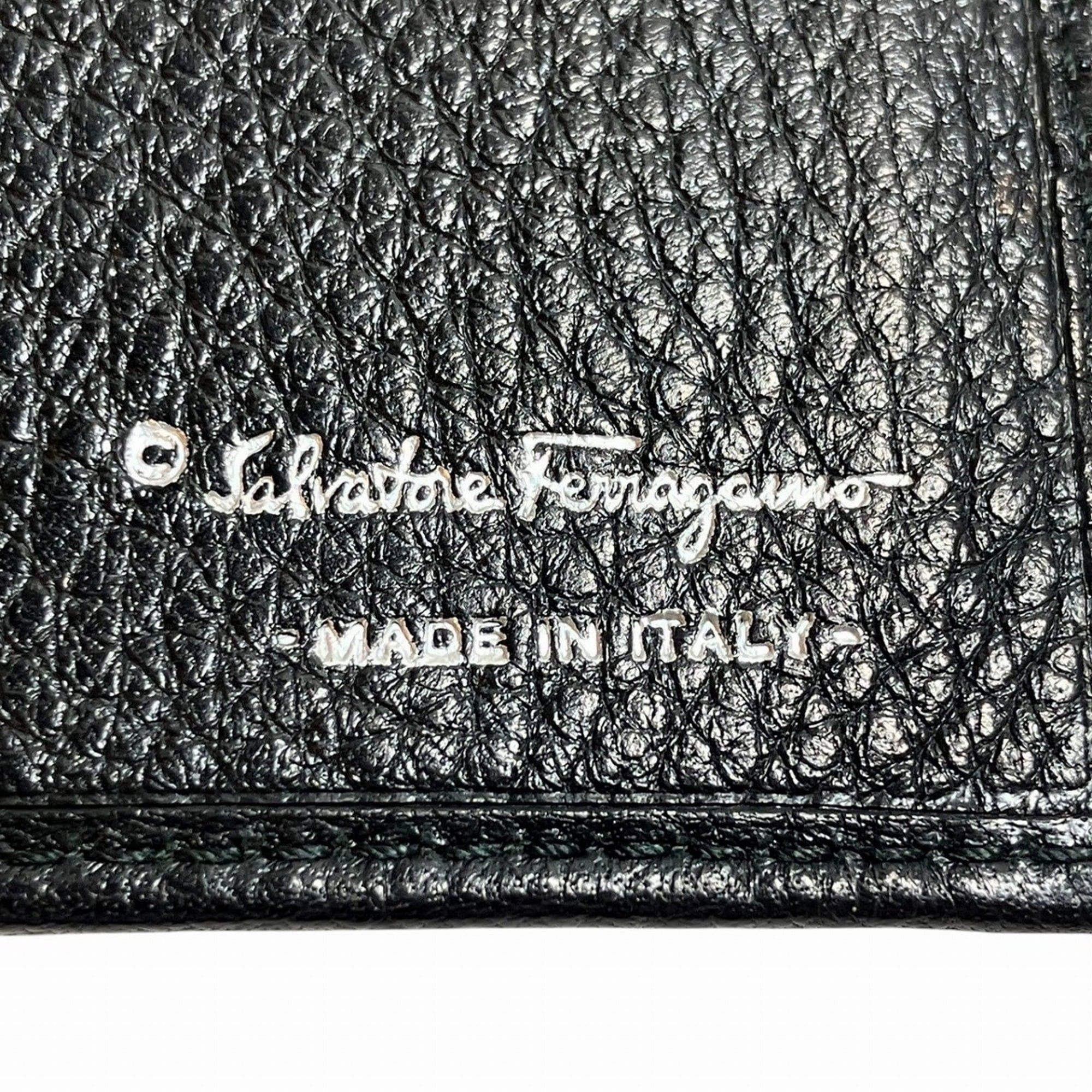 Salvatore Ferragamo Salvatore Ferragamo long wallet, Gancini leather, IK-224209 Size ONE SIZE - 4 Thumbnail