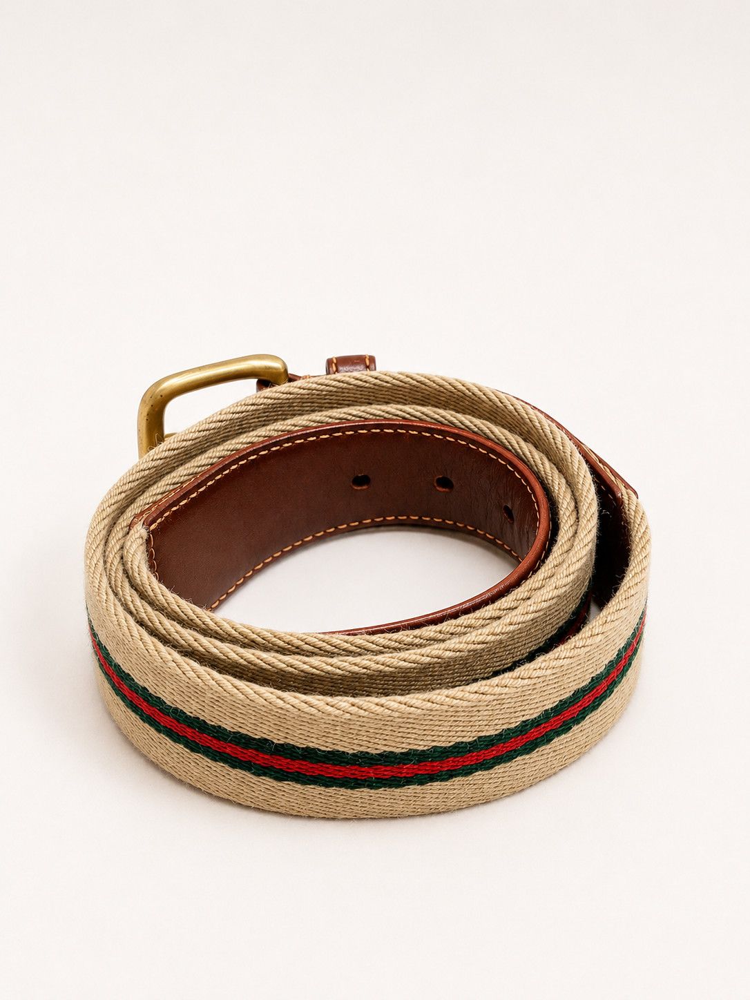 Gucci Ceinture Toile et cuir Size ONE SIZE - 2 Thumbnail