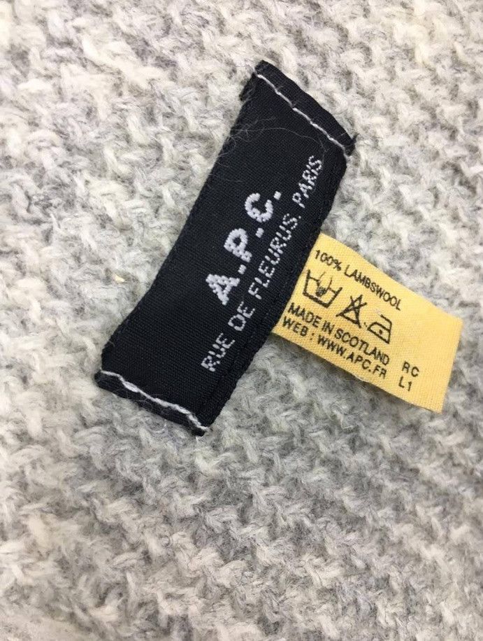 Vintage A.P.C Paris scarf adult free size