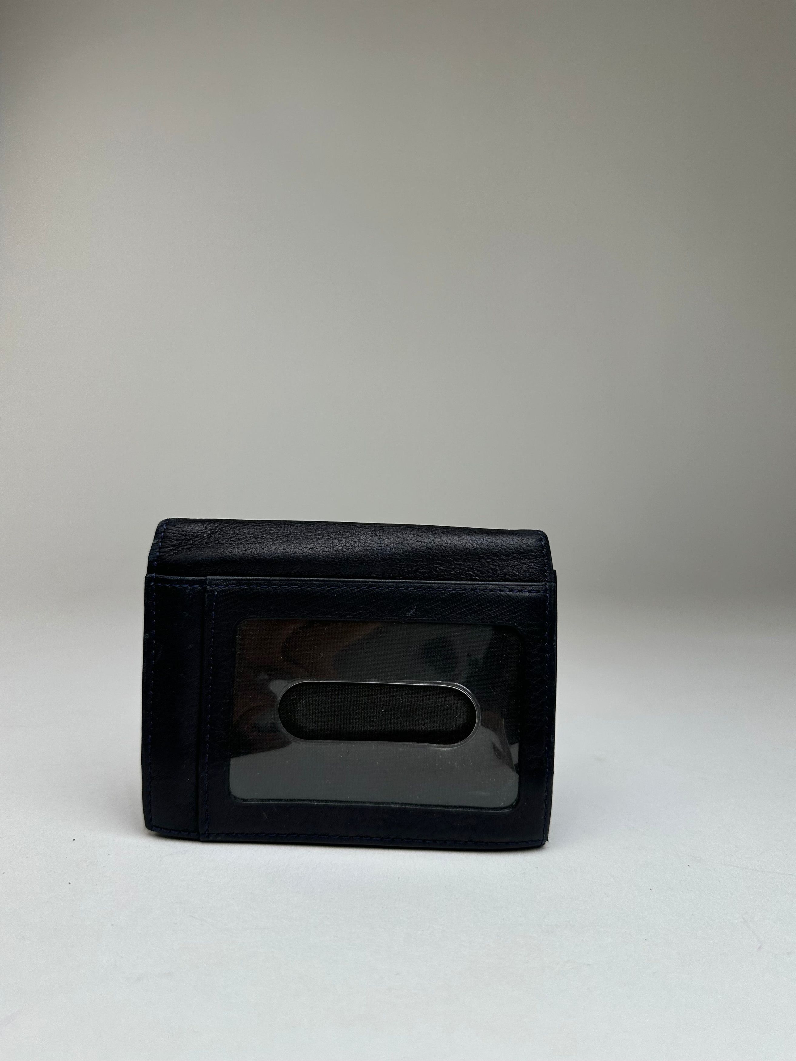 Givenchy Vintage 4G Logo Leather Bifold Wallet Navy Size ONE SIZE - 2 Thumbnail