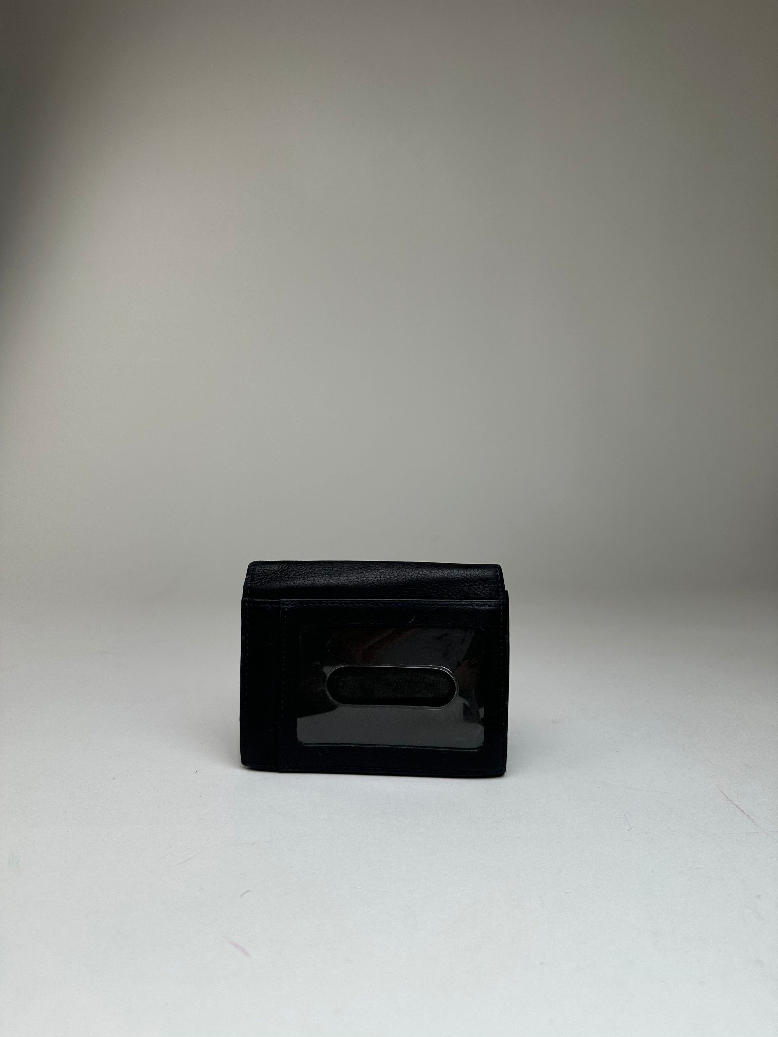 Givenchy Vintage 4G Logo Leather Bifold Wallet Navy Size ONE SIZE - 9 Thumbnail