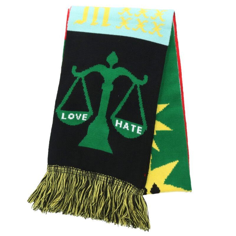 Saint Michael SAINT MICHAEL Logo Acrylic Scarf Green Size ONE SIZE Size ONE SIZE - 2 Thumbnail