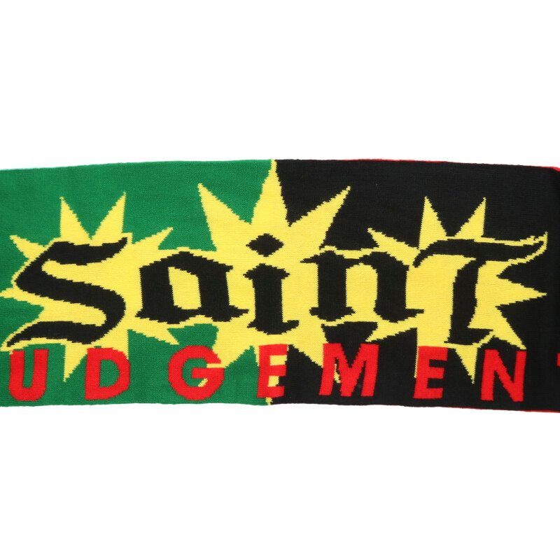 Saint Michael SAINT MICHAEL Logo Acrylic Scarf Green Size ONE SIZE Size ONE SIZE - 3 Thumbnail