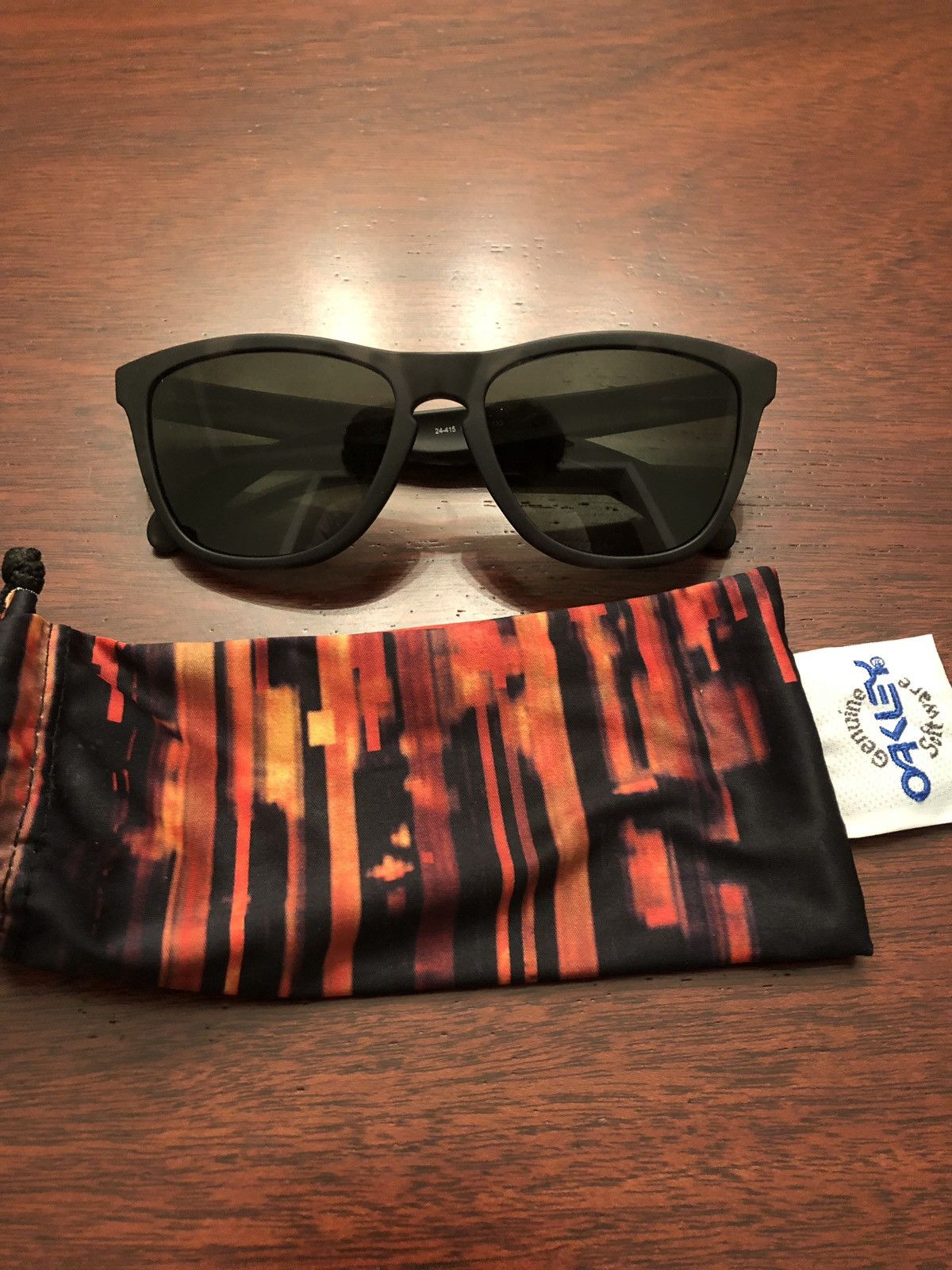 Oakley Frogskin Sunglasses Black Camo