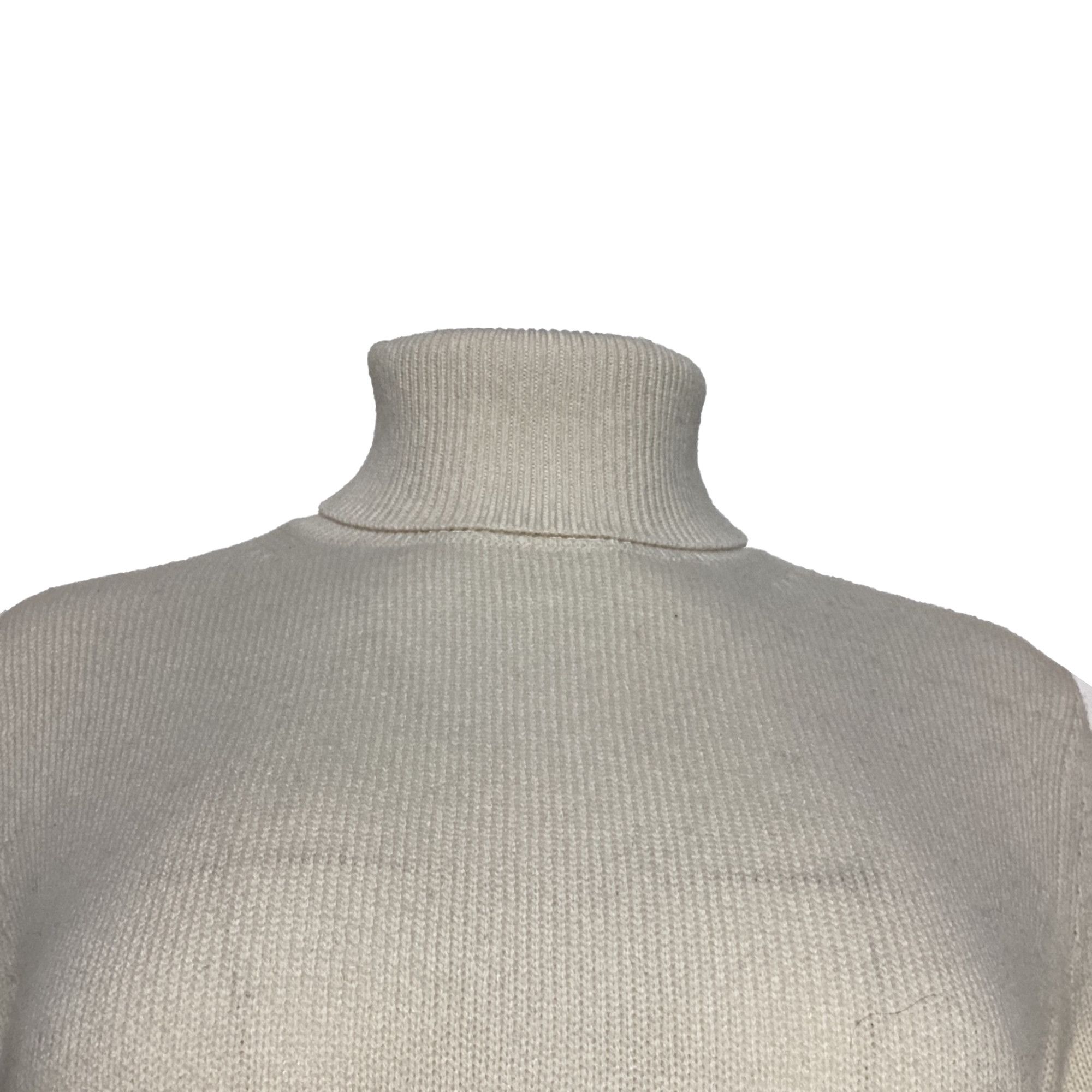 Theory Theory Turtleneck Sweater in Ivory Cashmere Size XS / US 0-2 / IT 36-38 - 4 Thumbnail