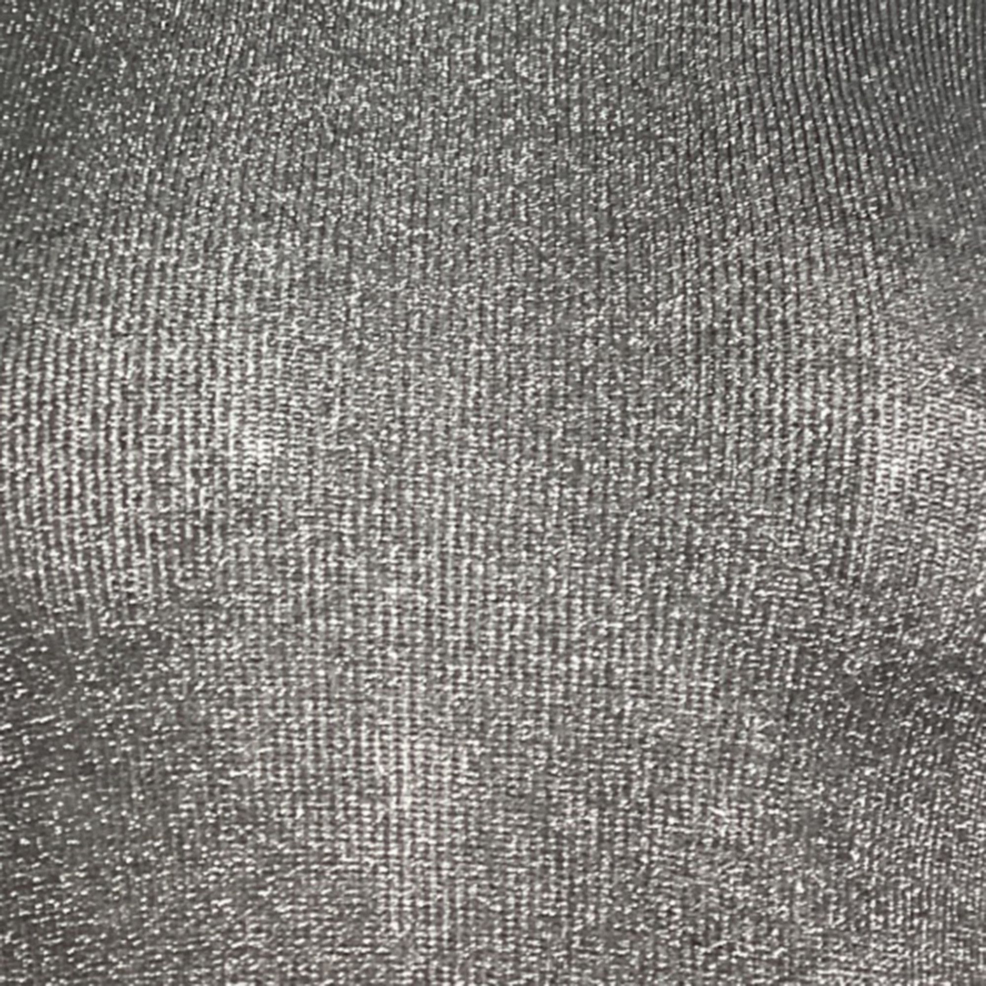 Isabel Marant Isabel Marant Turtleneck Sweater in Metallic Silver Viscose Size XS / US 0-2 / IT 36-38 - 4 Thumbnail