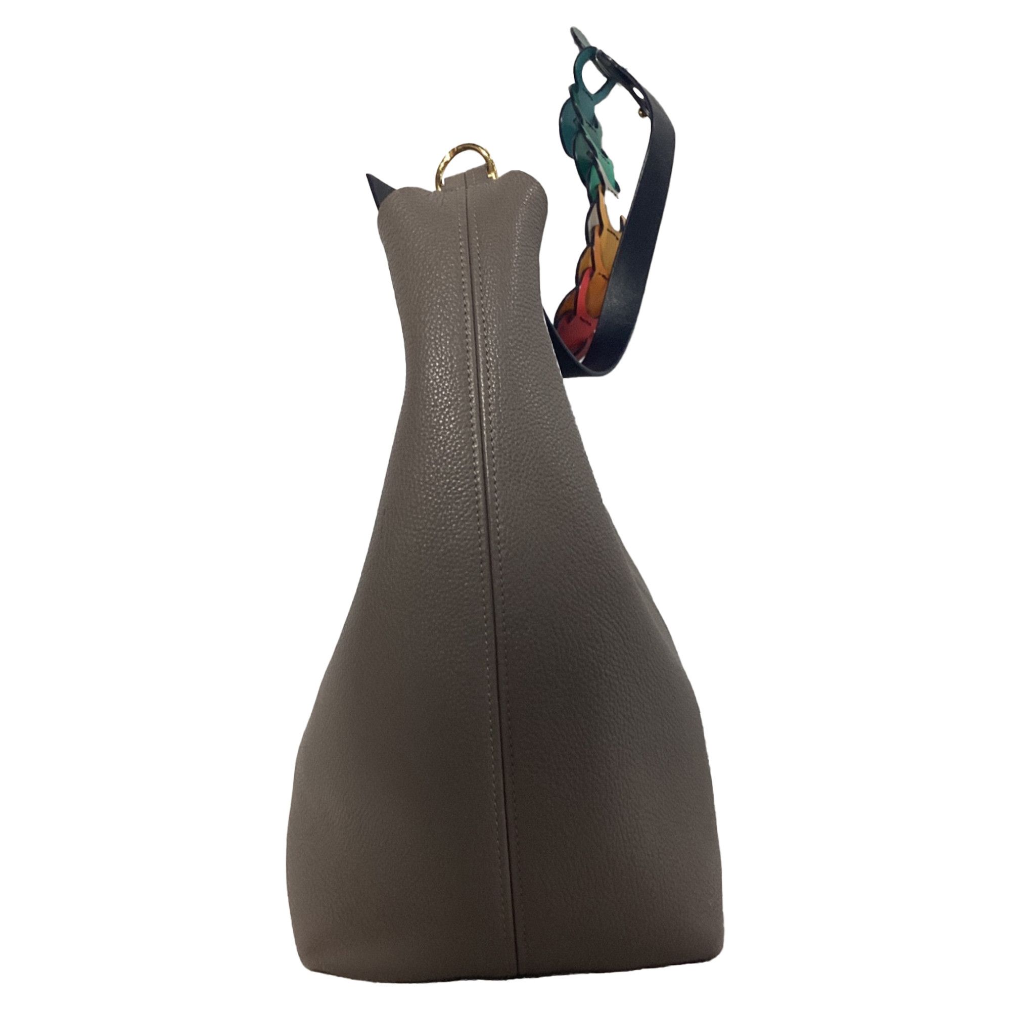Anya Hindmarch Anya Hindmarch Build a Bag Shoulder Bag in Grey Leather Size ONE SIZE - 2 Thumbnail