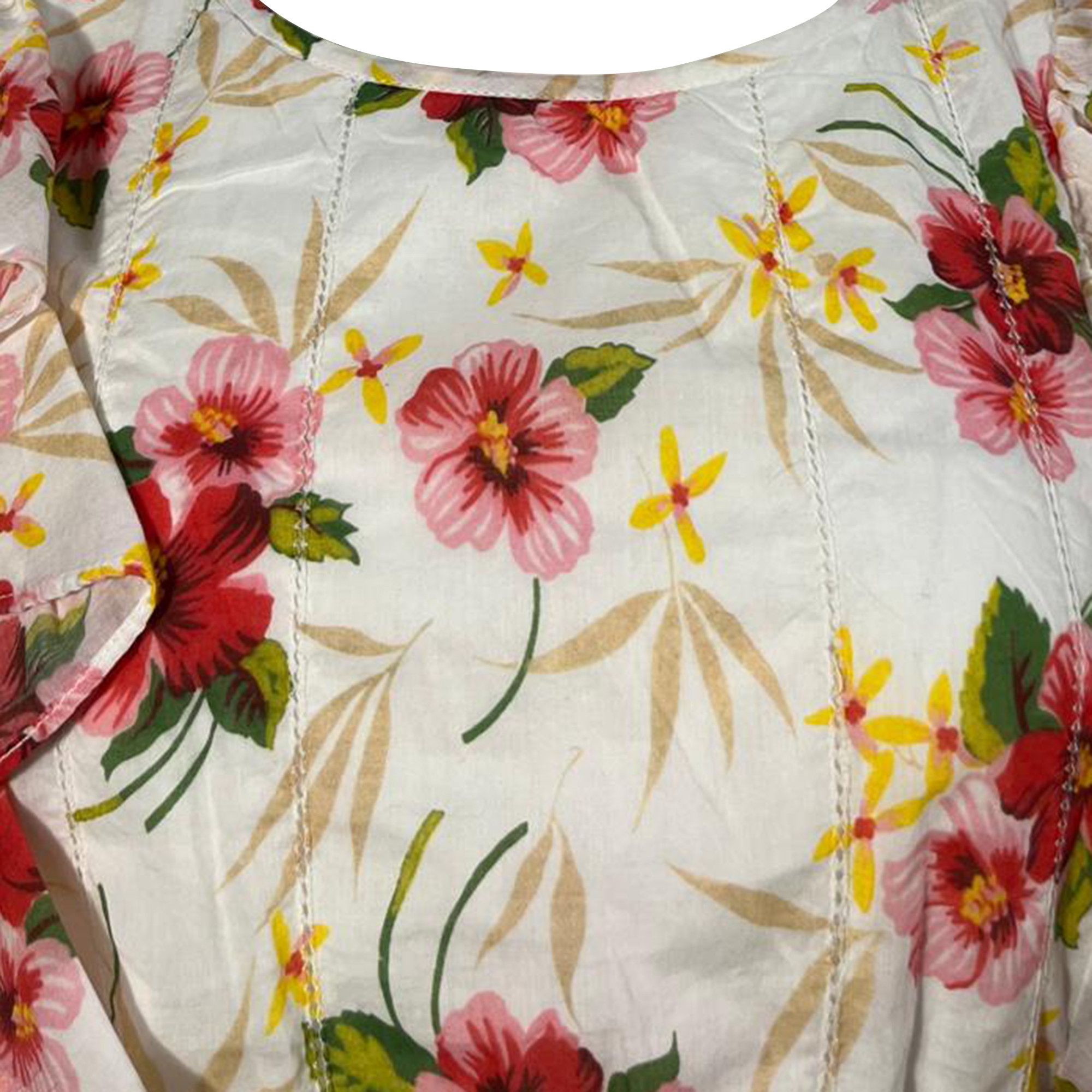 LoveShackFancy Loveshackfancy Natasha Floral Printed Mini Dress in Multico Size XS / US 0-2 / IT 36-38 - 2 Thumbnail